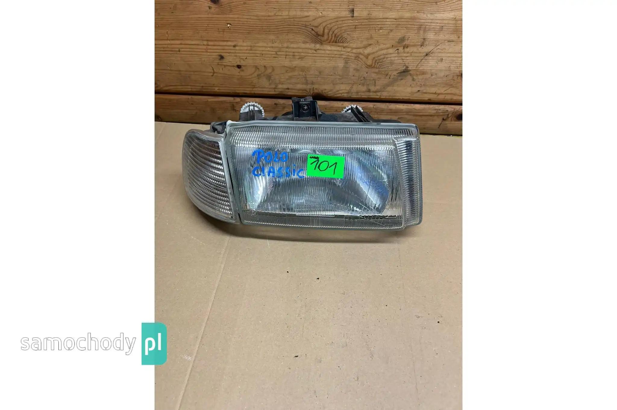 VW POLO CLASSIC KOMBI LAMPA PRZÓD PRAWA 99-01 OKRĄGŁA WTYCZKA