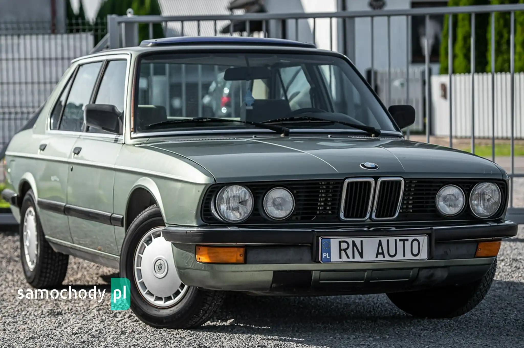 BMW 5 Seria Sedan 1986