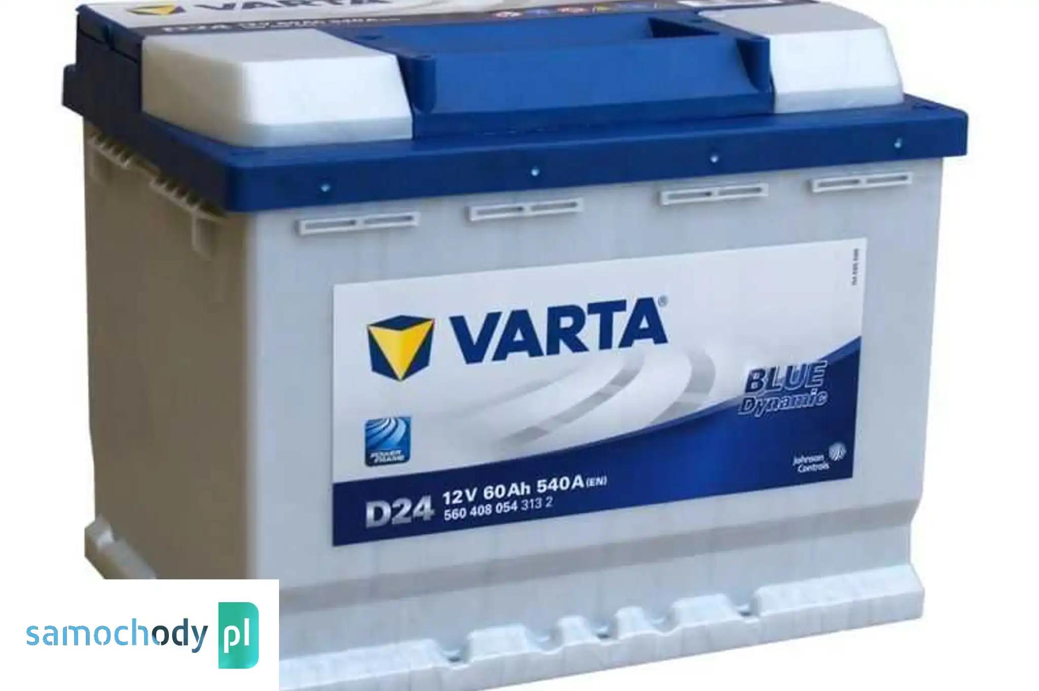 Akumulator VARTA Blue Dynamic D24 60Ah 540A EN