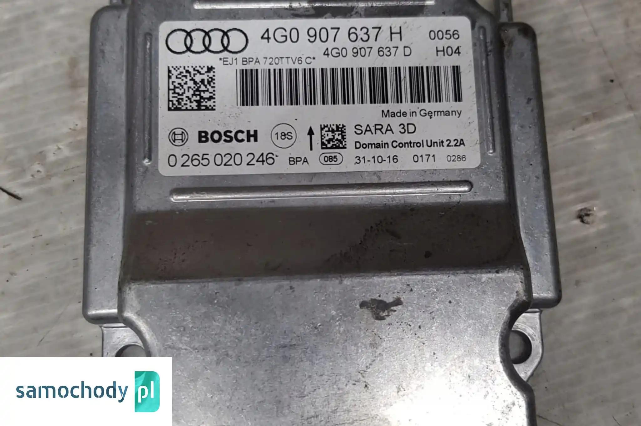 AUDI A6 C7 MODUŁ STEROWNIK PRZYSPIESZENIA 4G0907637H