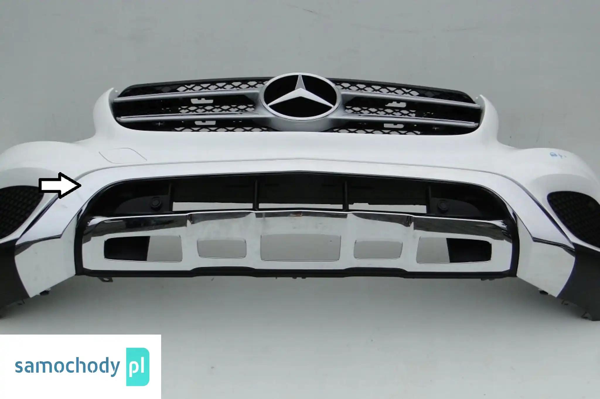 MERCEDES GLC X253 253 BLACHA CHROM SPOILER PRZEDNI