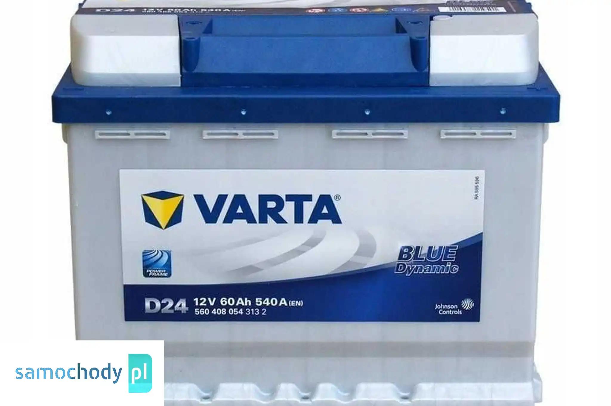 Akumulator VARTA Blue Dynamic D24 60Ah 540A EN