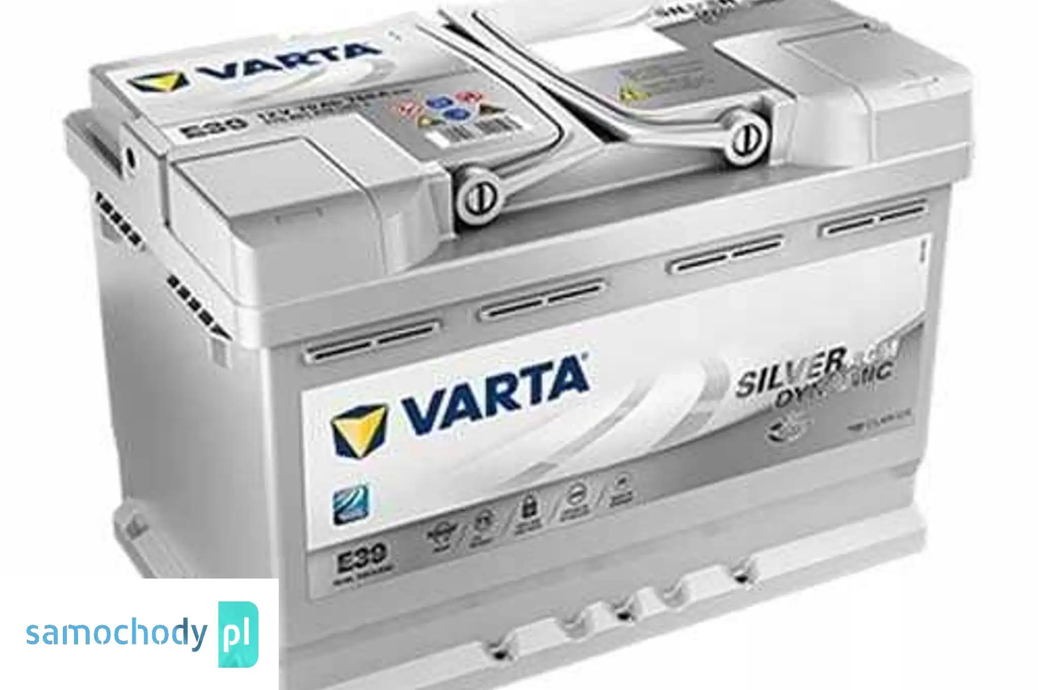 Akumulator VARTA AGM START&STOP A7 70Ah 760A (dawna E39)