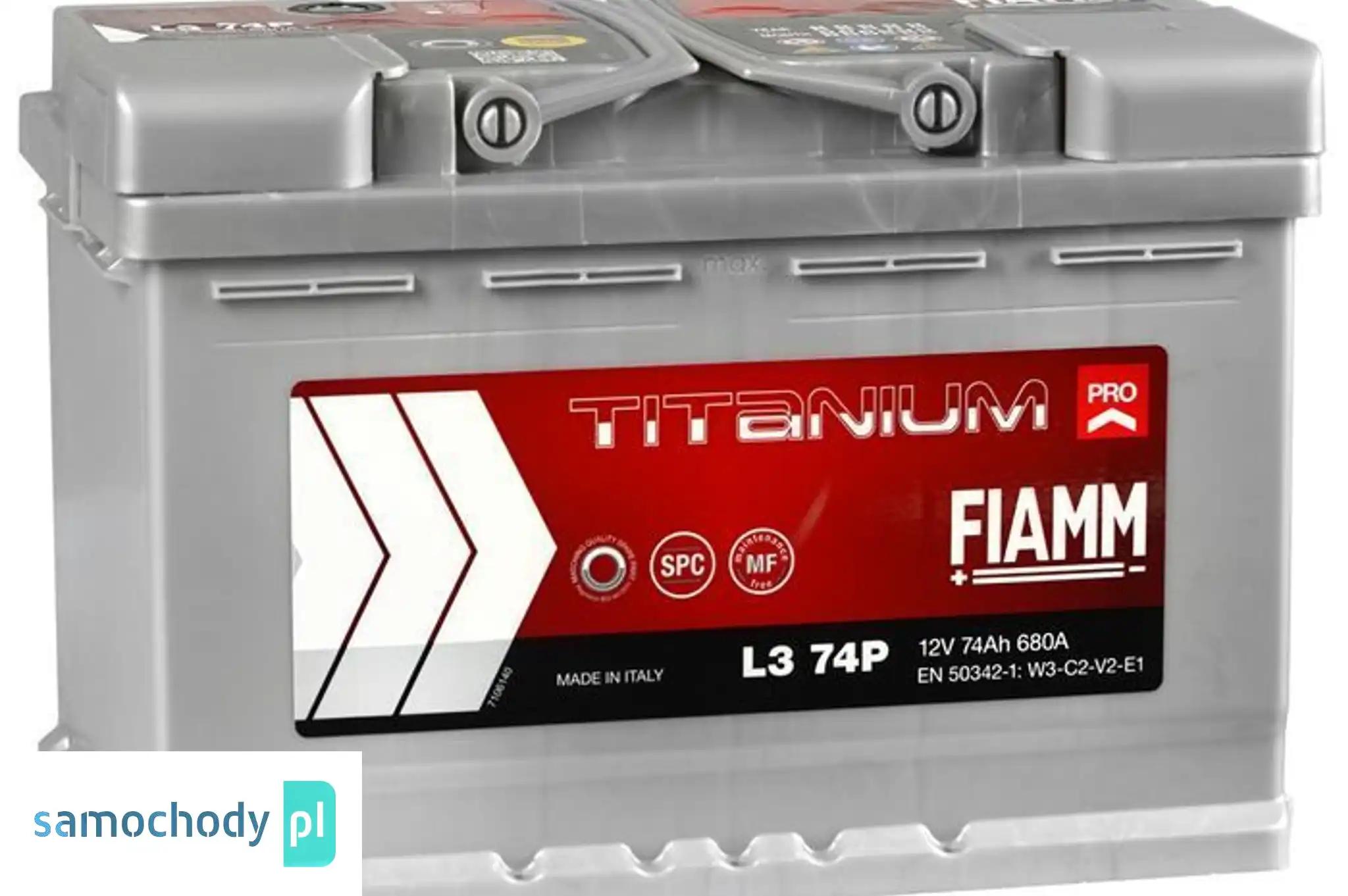 Akumulator FIAMM TITANIUM PRO 12V 74Ah 680A