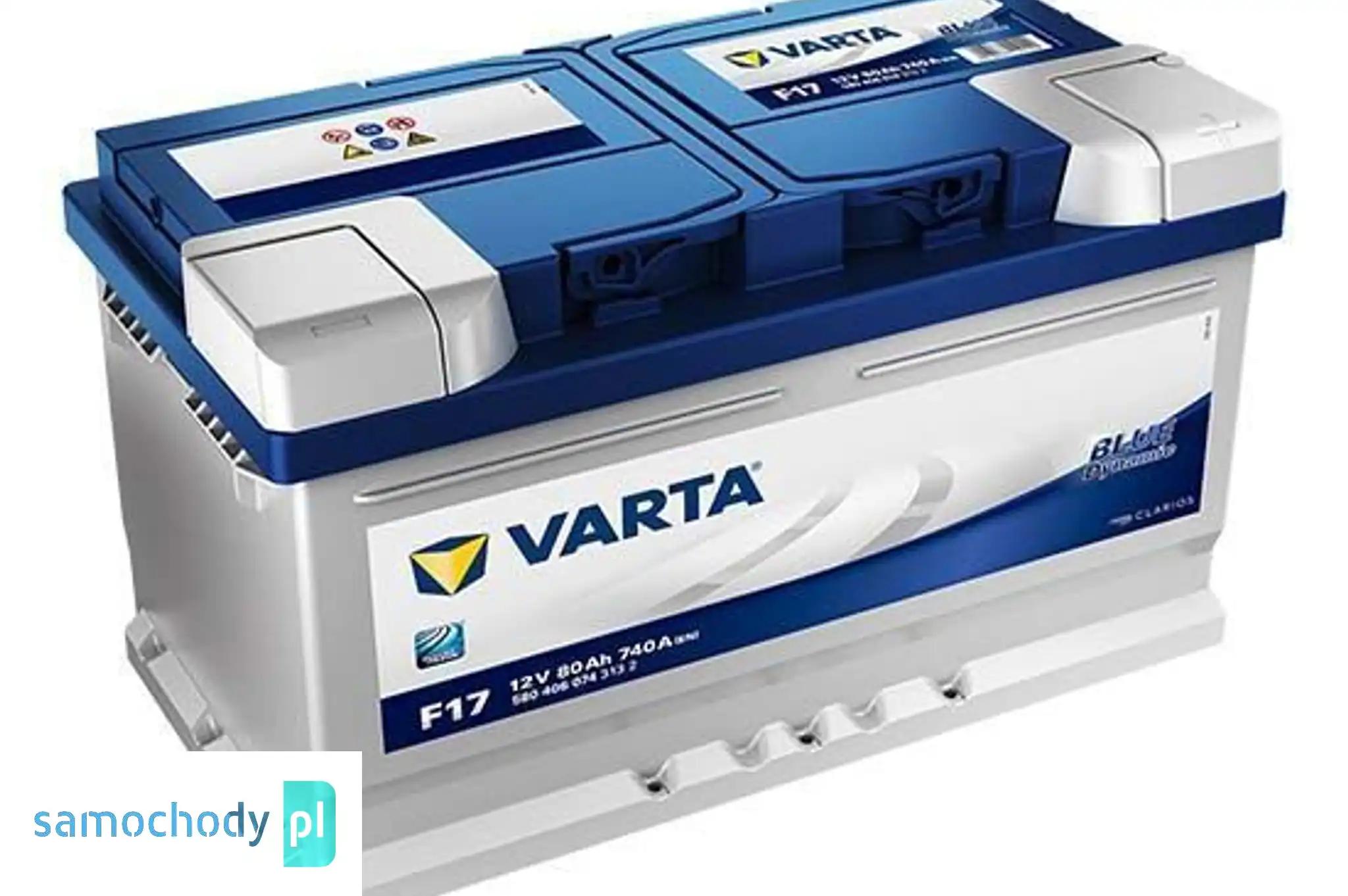 Akumulator VARTA Blue Dynamic F17 80Ah 740A EN