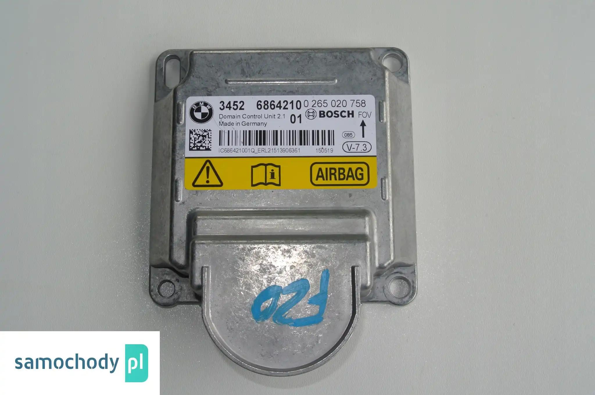 BMW F20 F25 F30 MODUŁ SENSOR AIR BAG 6864210