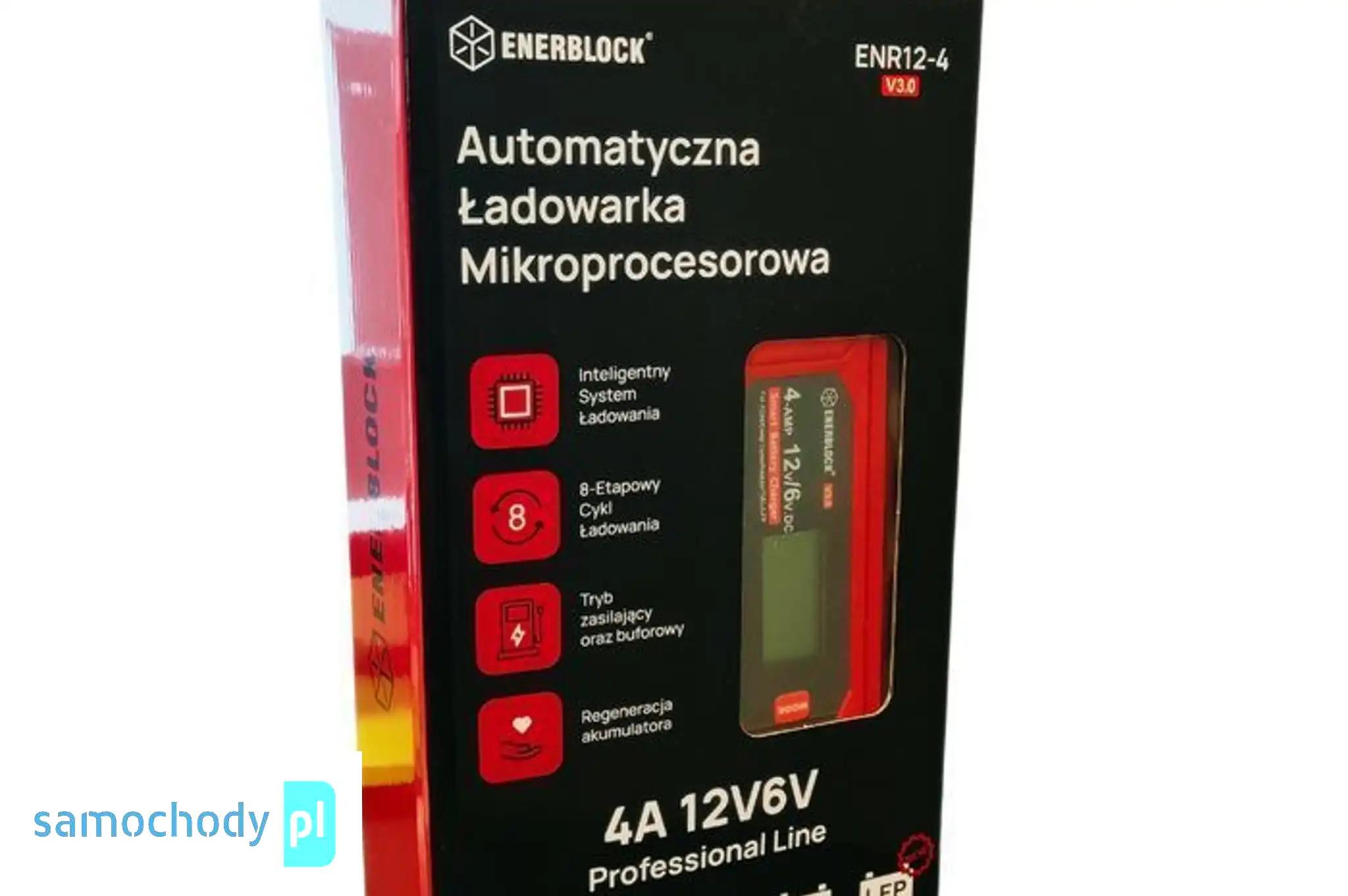 Automatyczna ładowarka mikroprocesorowa Enerblock 6/12V 4A