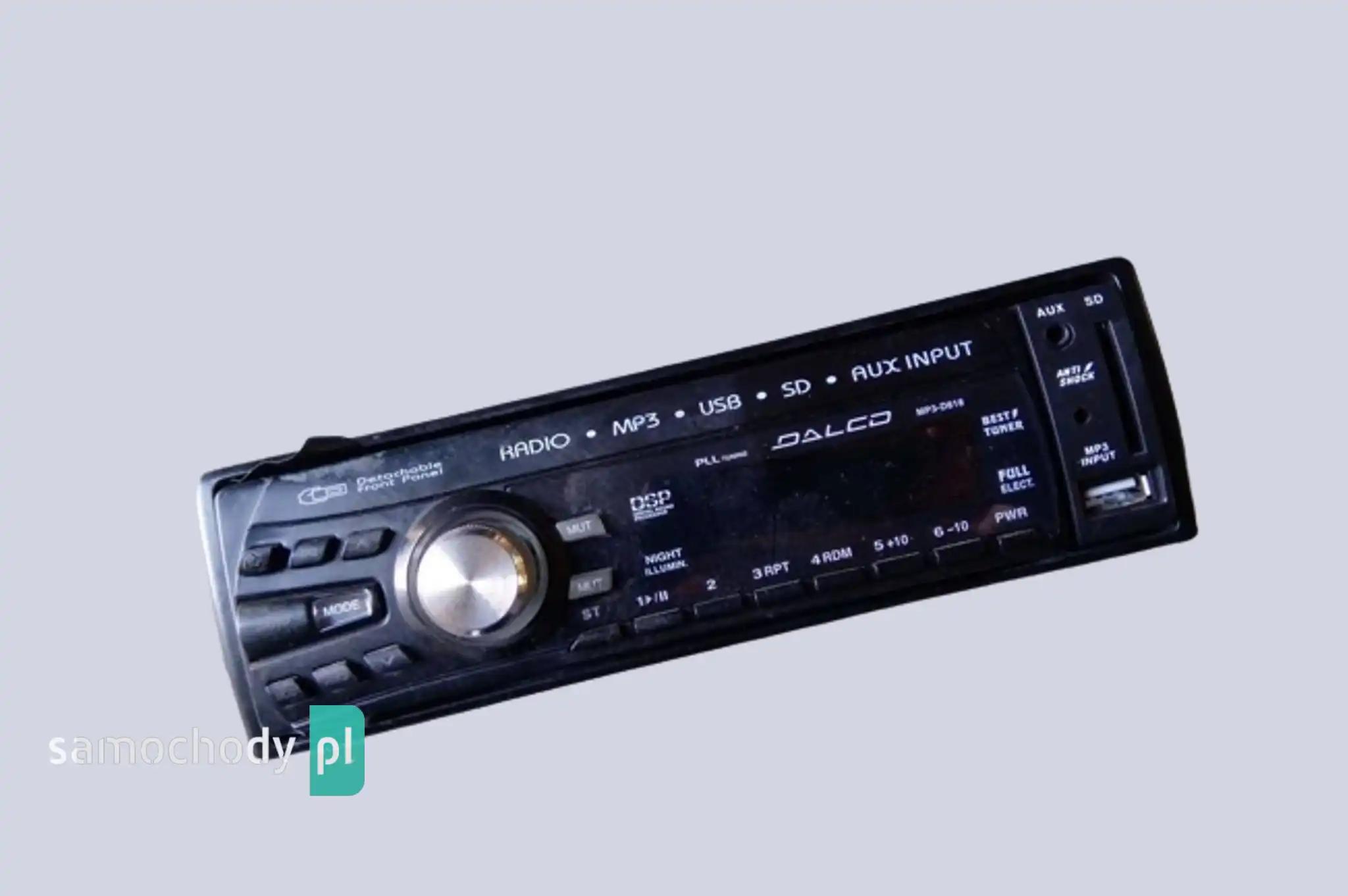 Radio samochodowe DALCO MP3 - D818 USB SD