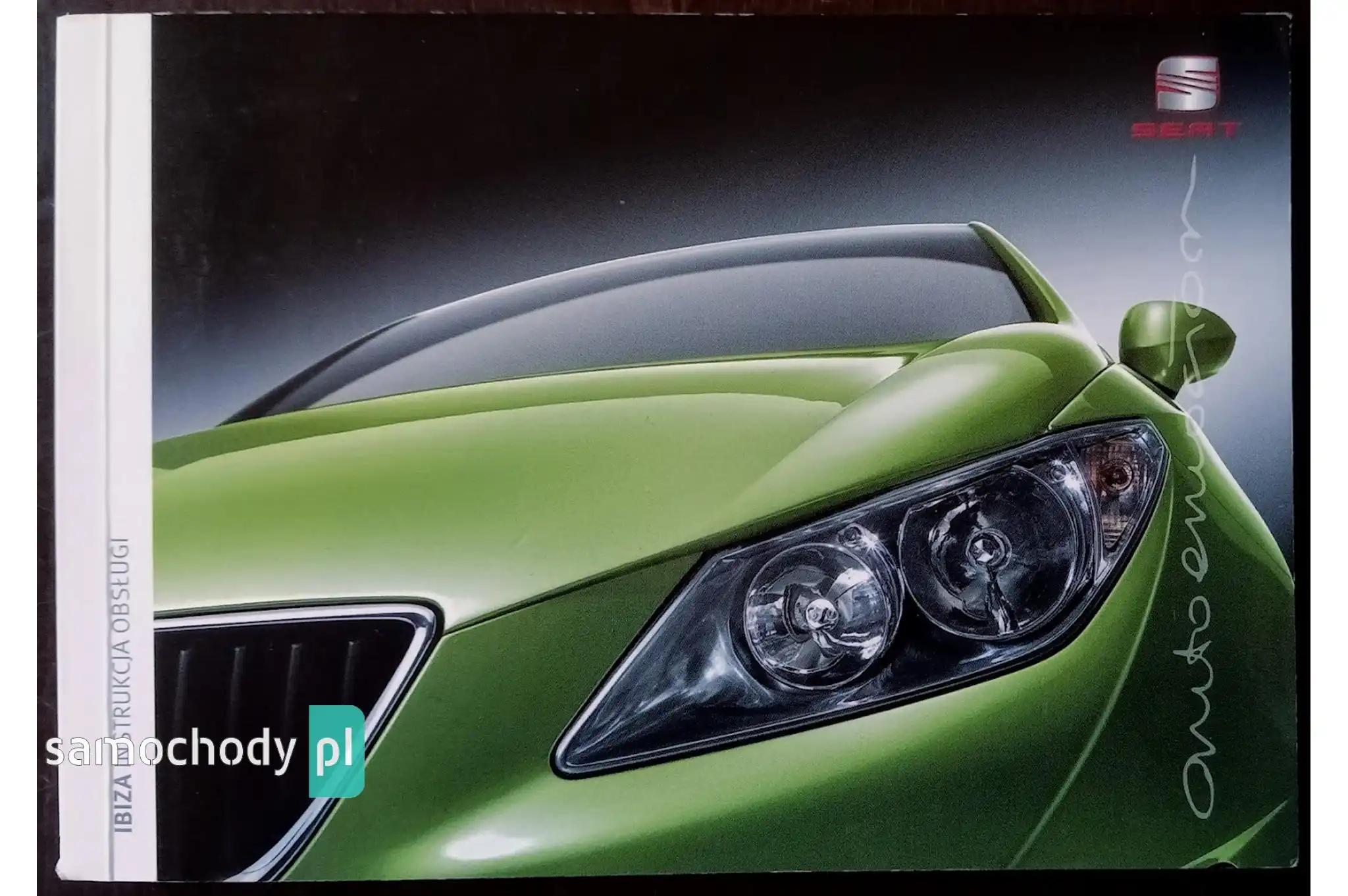 Instrukcja obsługi  PL - Seat Ibiza IV (6J: 2008-2017) wraz z etui