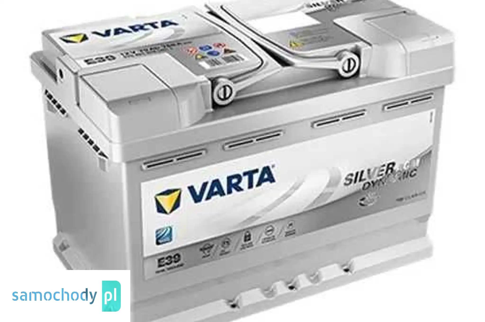 Akumulator VARTA AGM START&STOP A7 70Ah 760A (dawna E39)