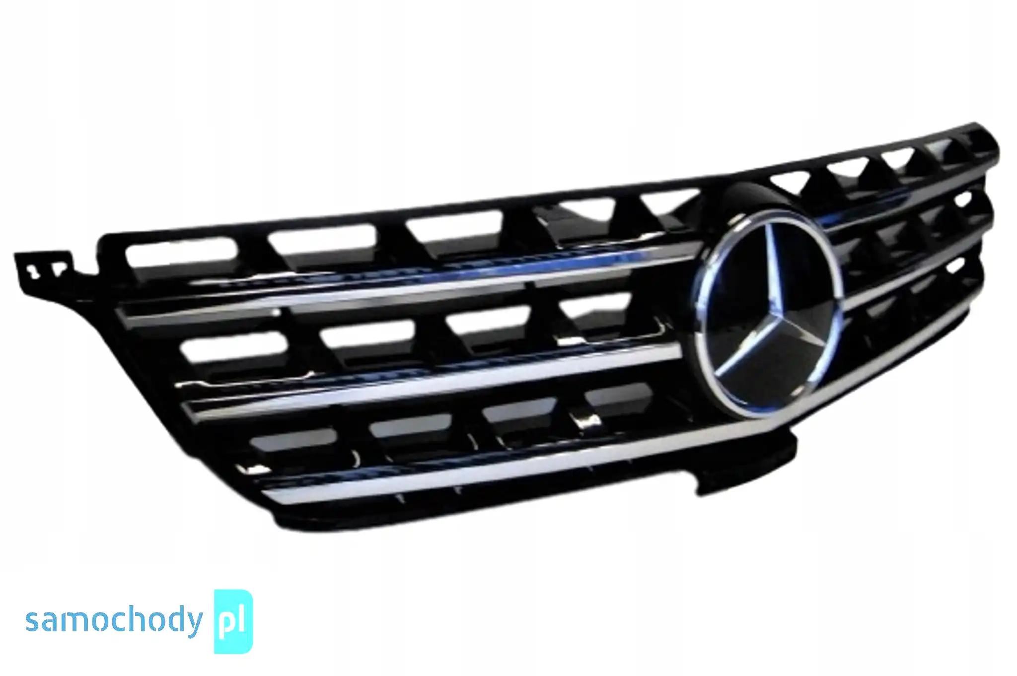 MERCEDES ML W166 166 GRILL ATRAPA NA RADAR CZARNY