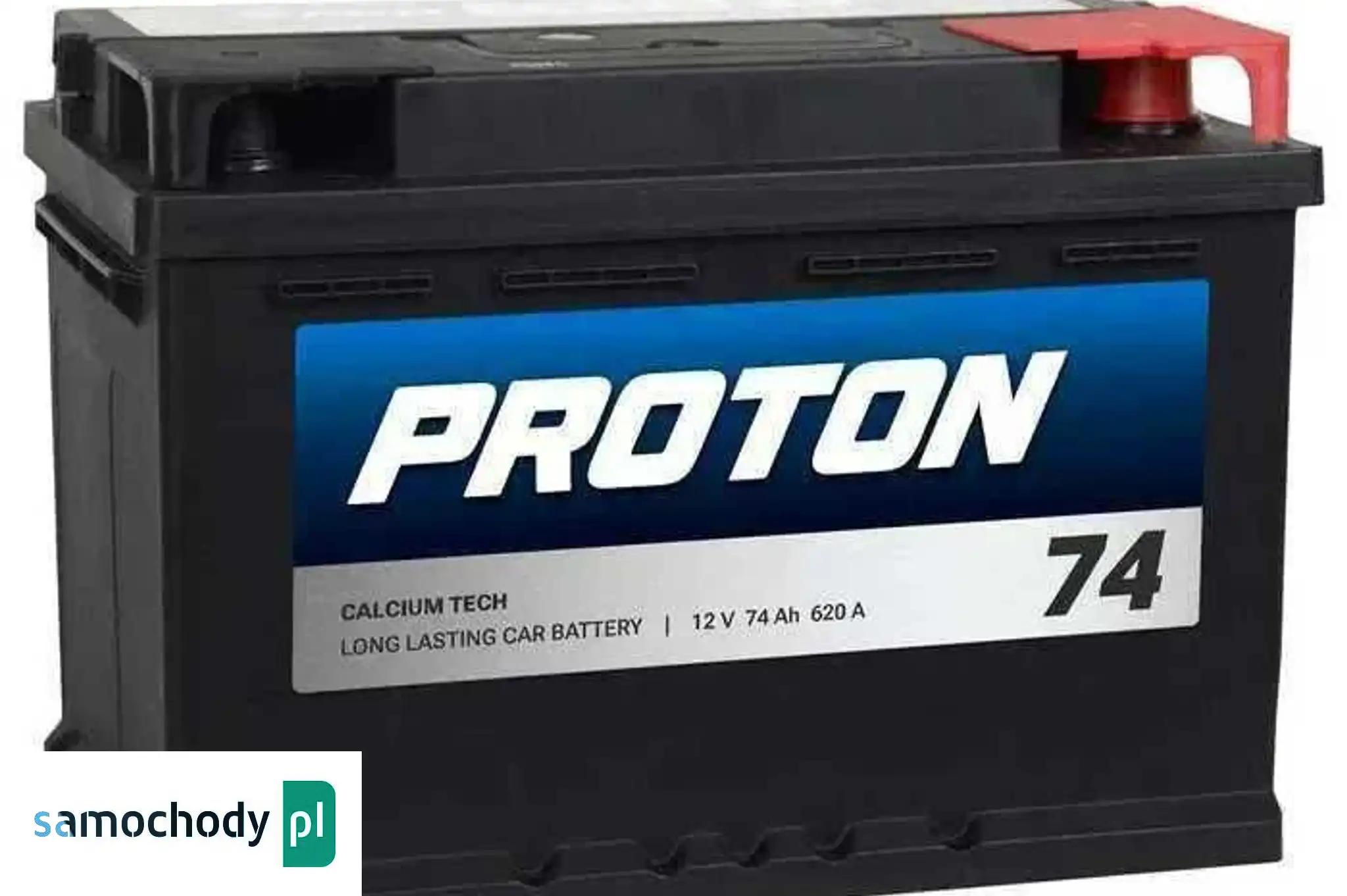 Akumulator PROTON 74Ah 620A EN PRAWY PLUS wysoki