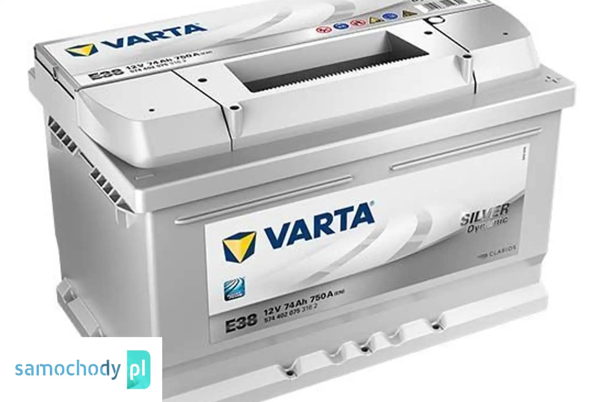 Akumulator VARTA Silver Dynamic E38 74Ah 750A EN