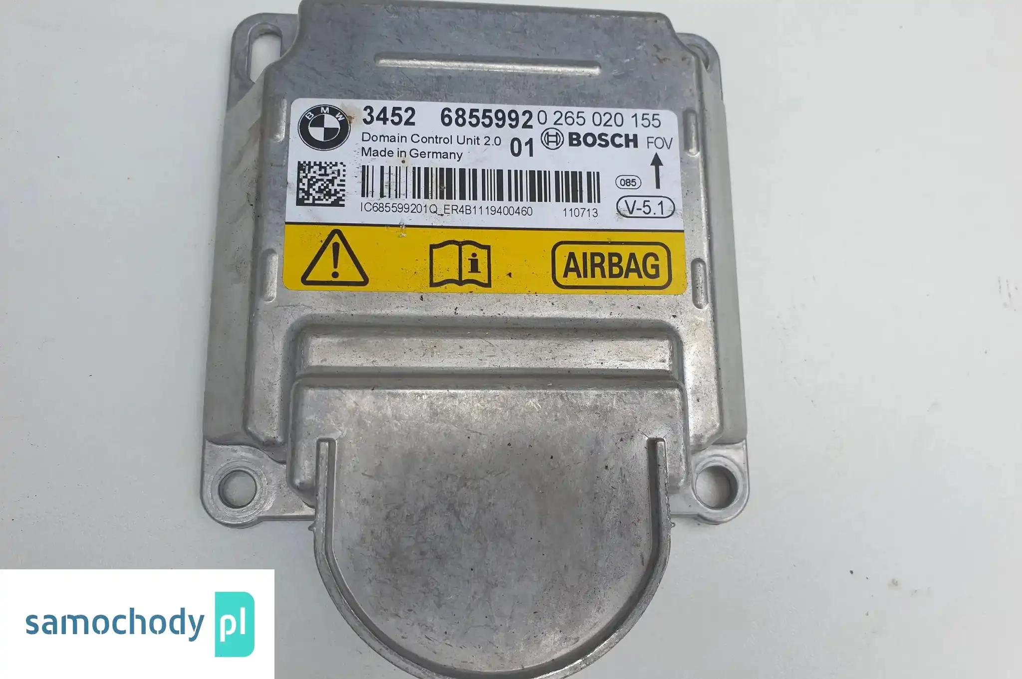 BMW F25 X3 MODUŁ SENSOR AIRBAG 6855992