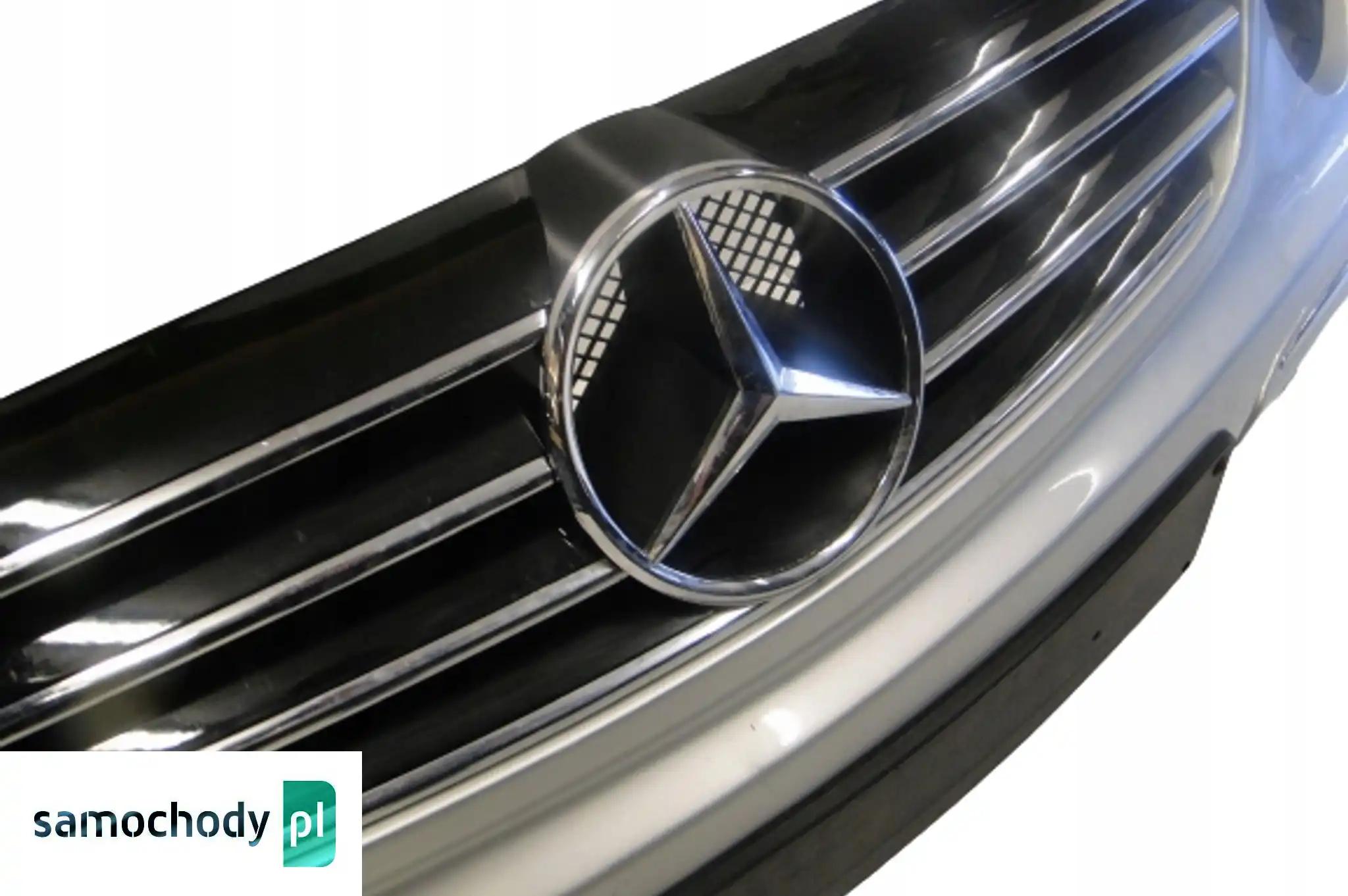 MERCEDES CLK 209 W209 GRILL ATRAPA 4 LAMELE CZARNY