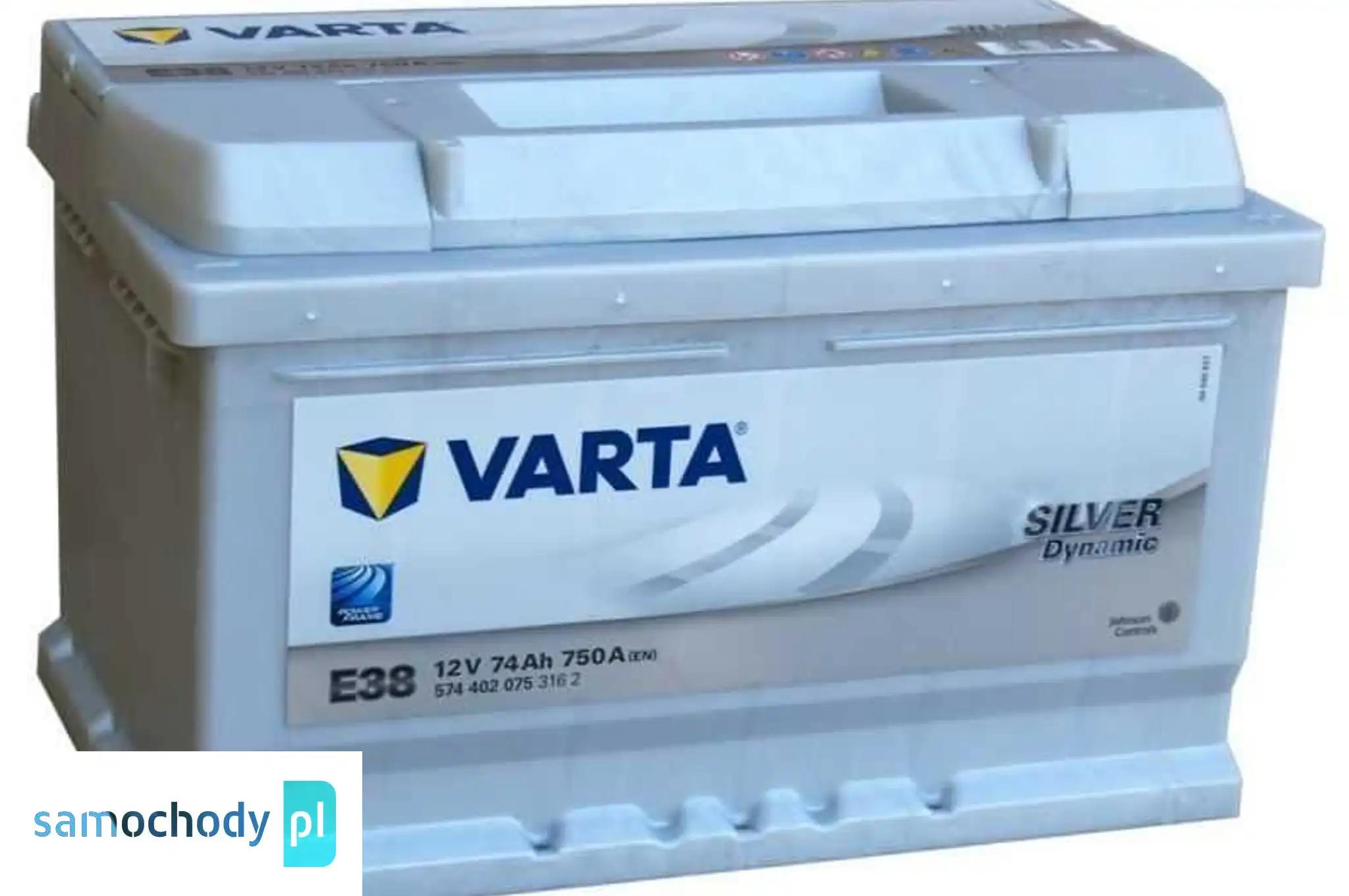 Akumulator VARTA Silver Dynamic E38 74Ah 750A EN
