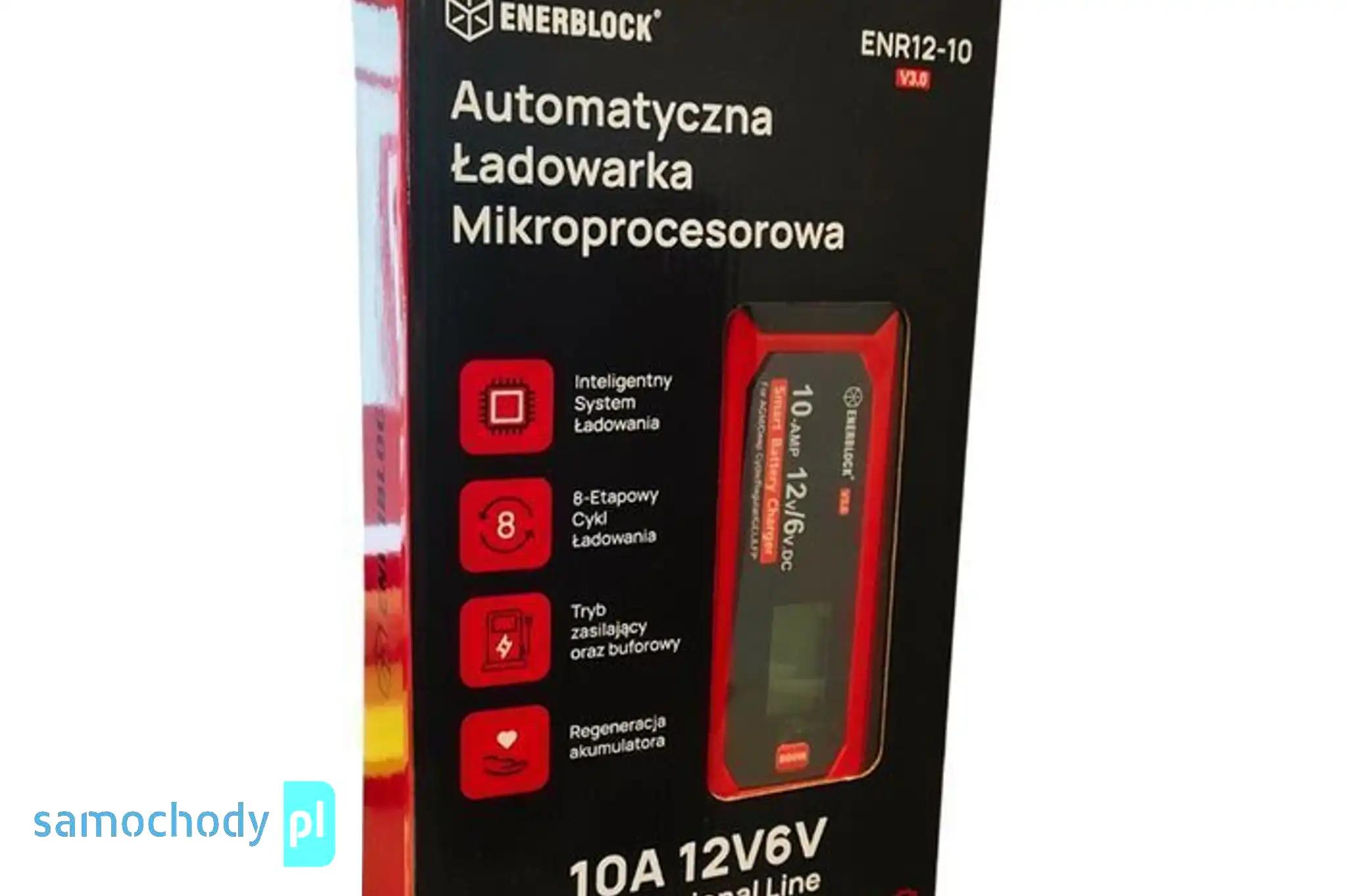 Automatyczna ładowarka mikroprocesorowa Enerblock 6/12V 10A