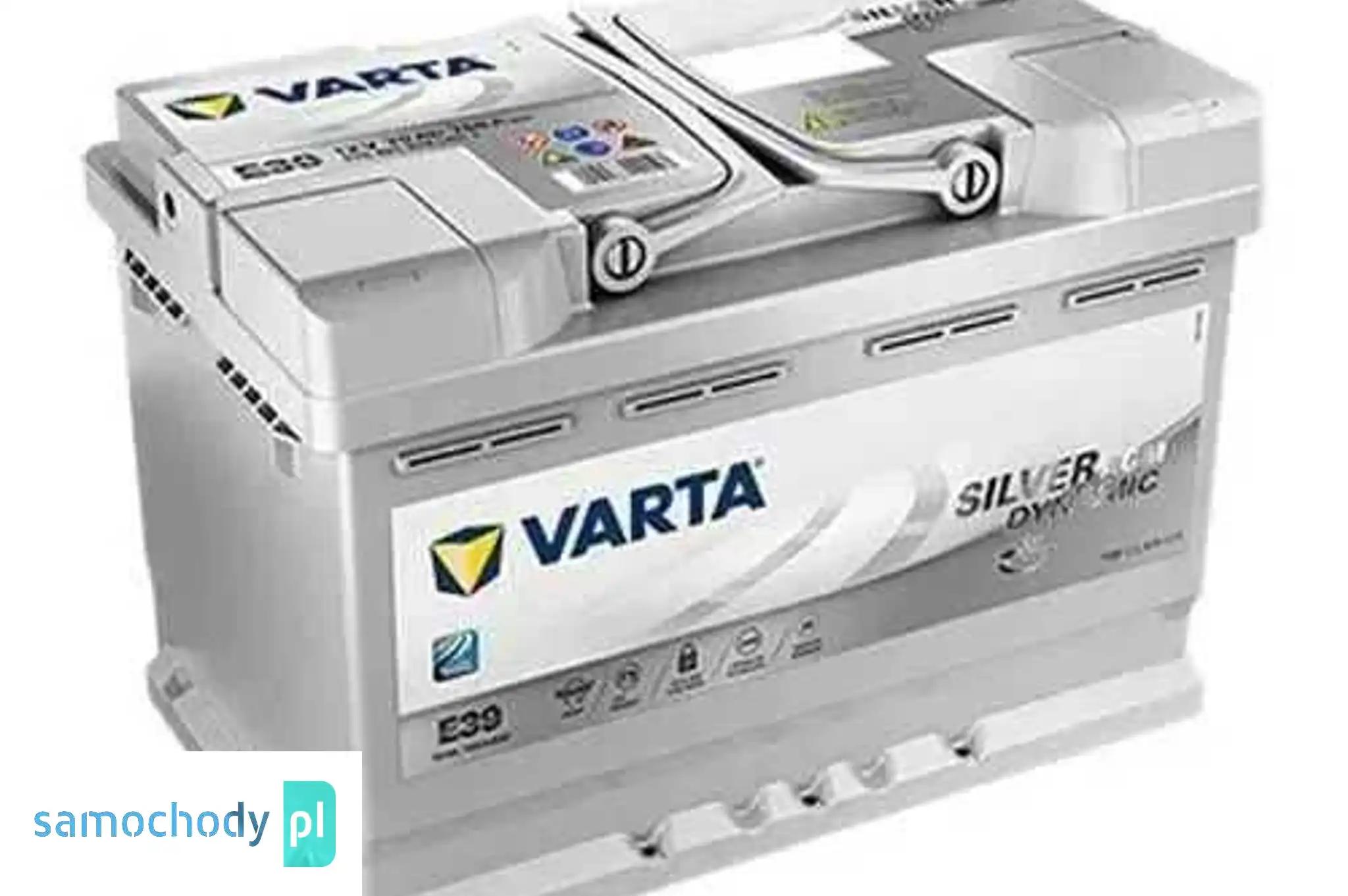 Akumulator VARTA AGM START&STOP A7 70Ah 760A (dawna E39)