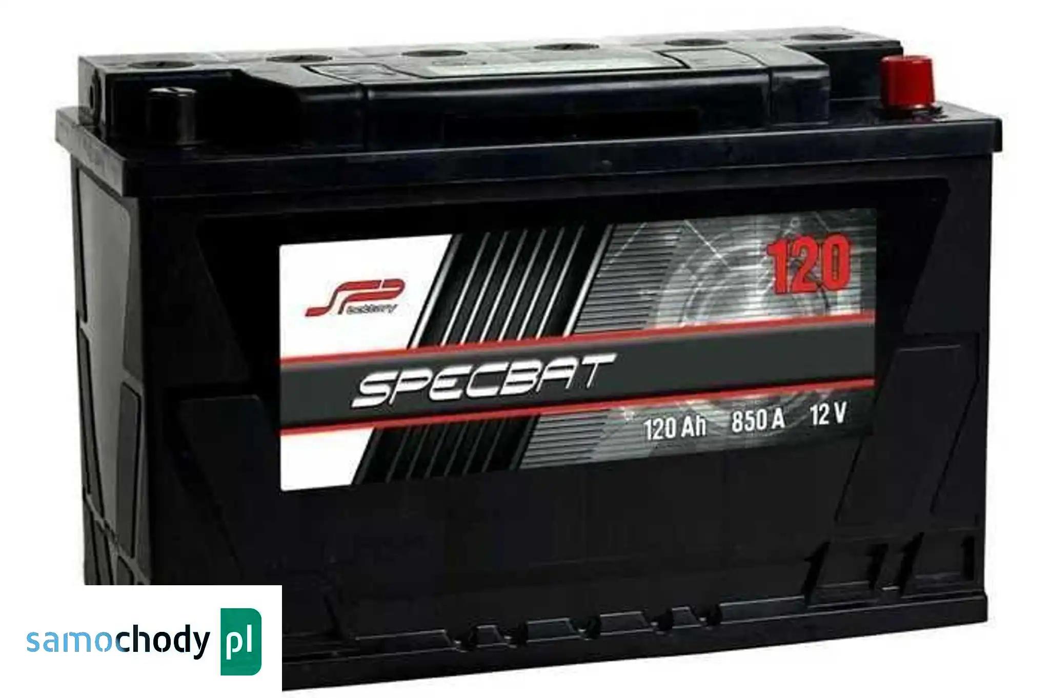 Akumulator SPECBAT AGRO 120Ah 850A EN prawy plus