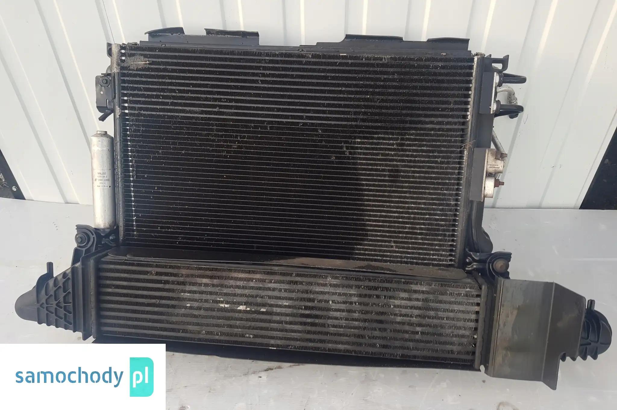 CHRYSLER 300C 3.0 CRD CHŁODNICE WENTYLATOR KOMPLET INTERCOOLER 55038157AD