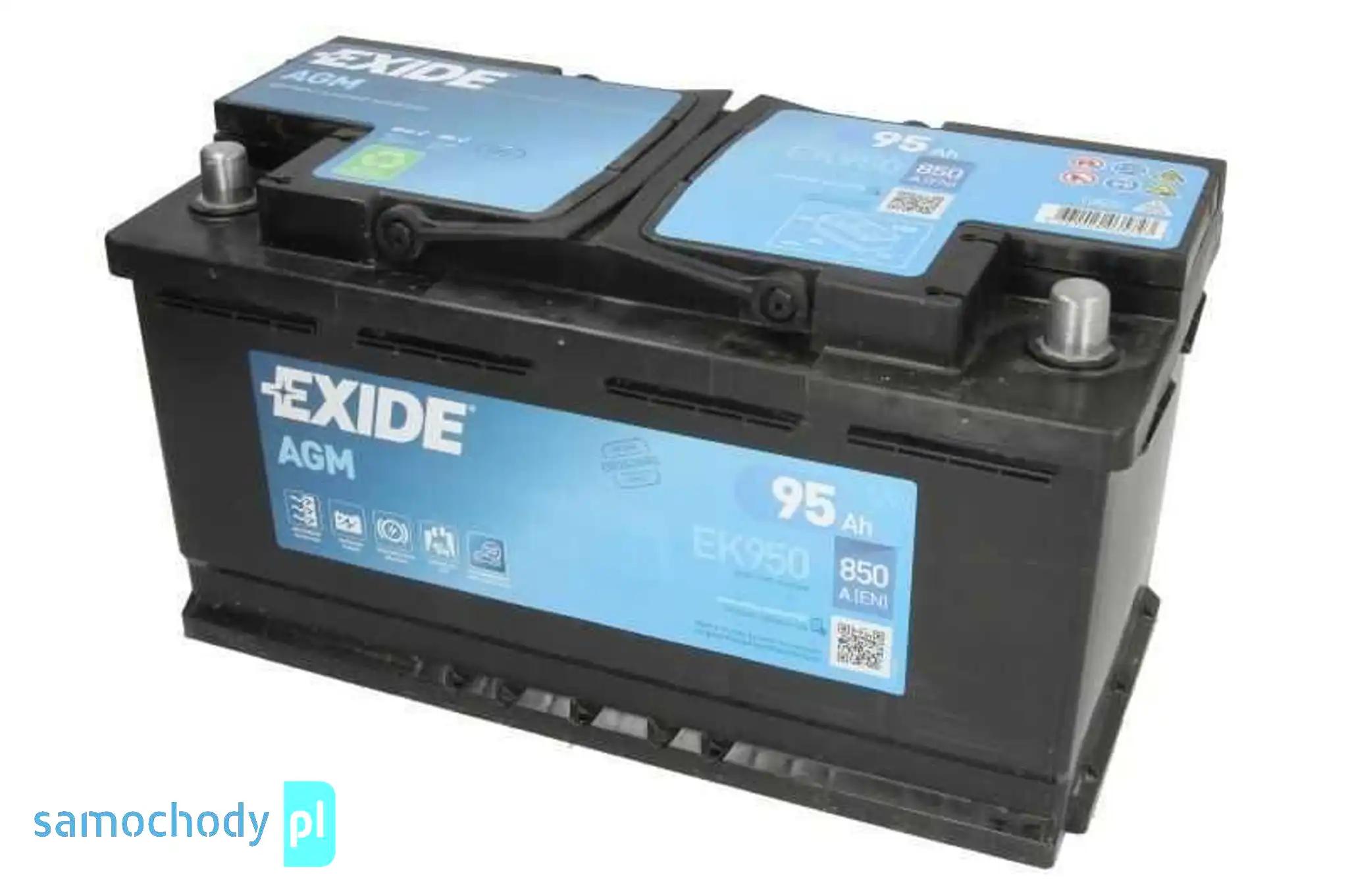 Akumulator EXIDE AGM START&STOP EK950 95Ah 850A EN