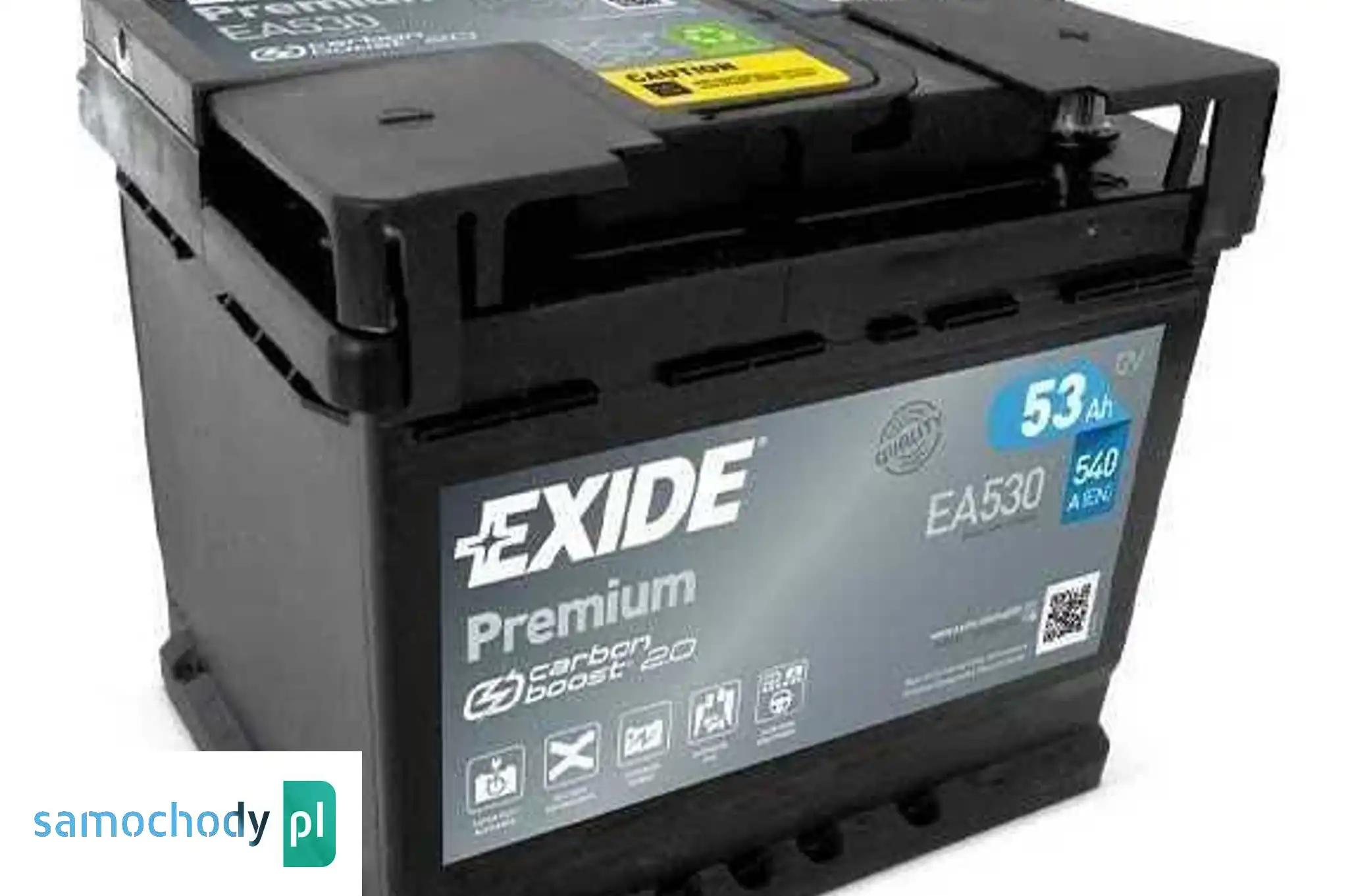 Akumulator Exide Premium 53Ah 540A PRAWY PLUS EA530