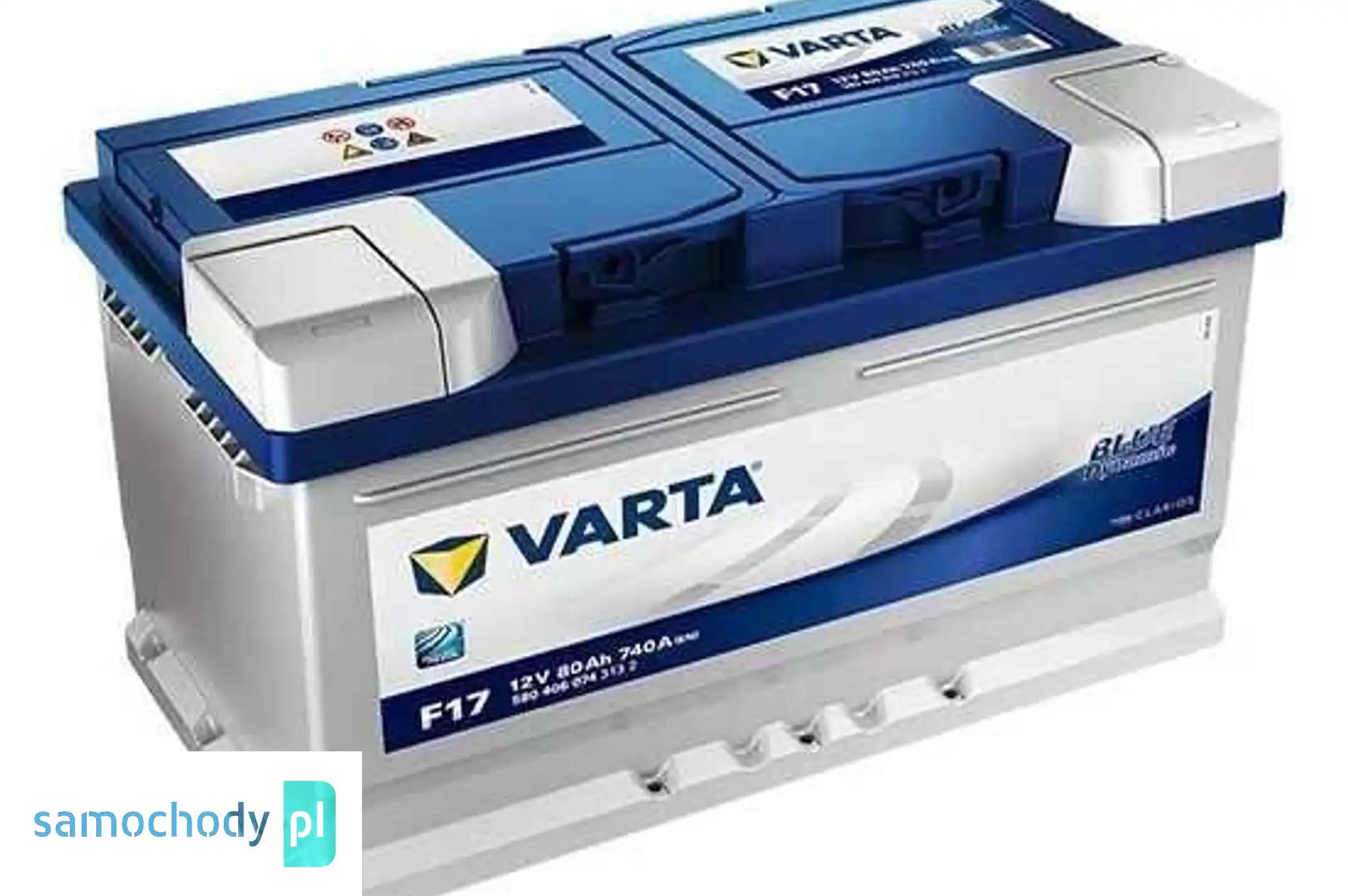 Akumulator VARTA Blue Dynamic F17 80Ah 740A EN