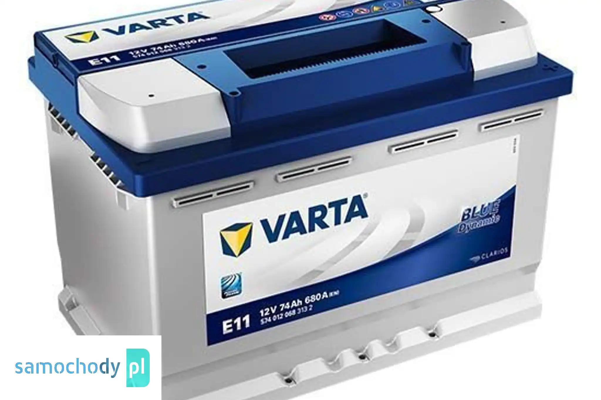 Akumulator VARTA Blue Dynamic E11 74Ah 680A EN