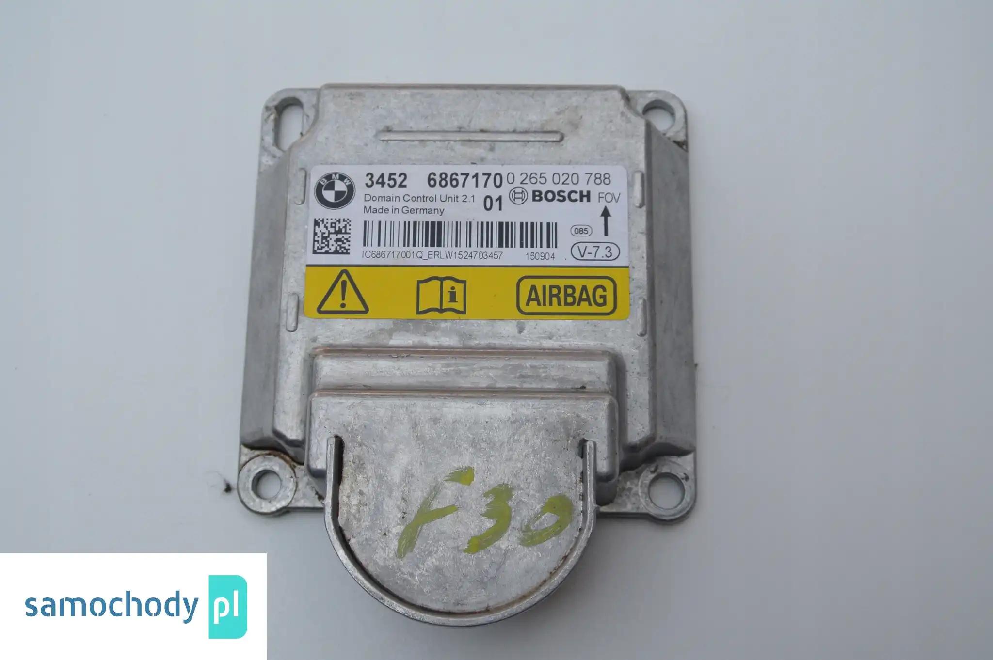 BMW F20 F30 F32 F34 MODUŁ SENSOR AIR BAG 6867170