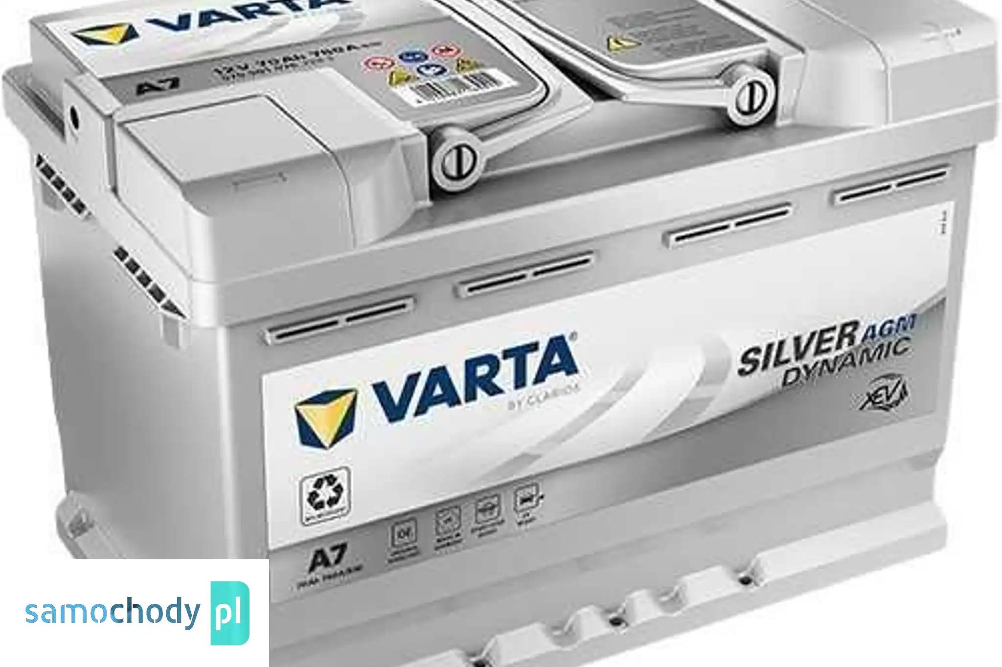 Akumulator VARTA AGM START&STOP A7 70Ah 760A (dawna E39)