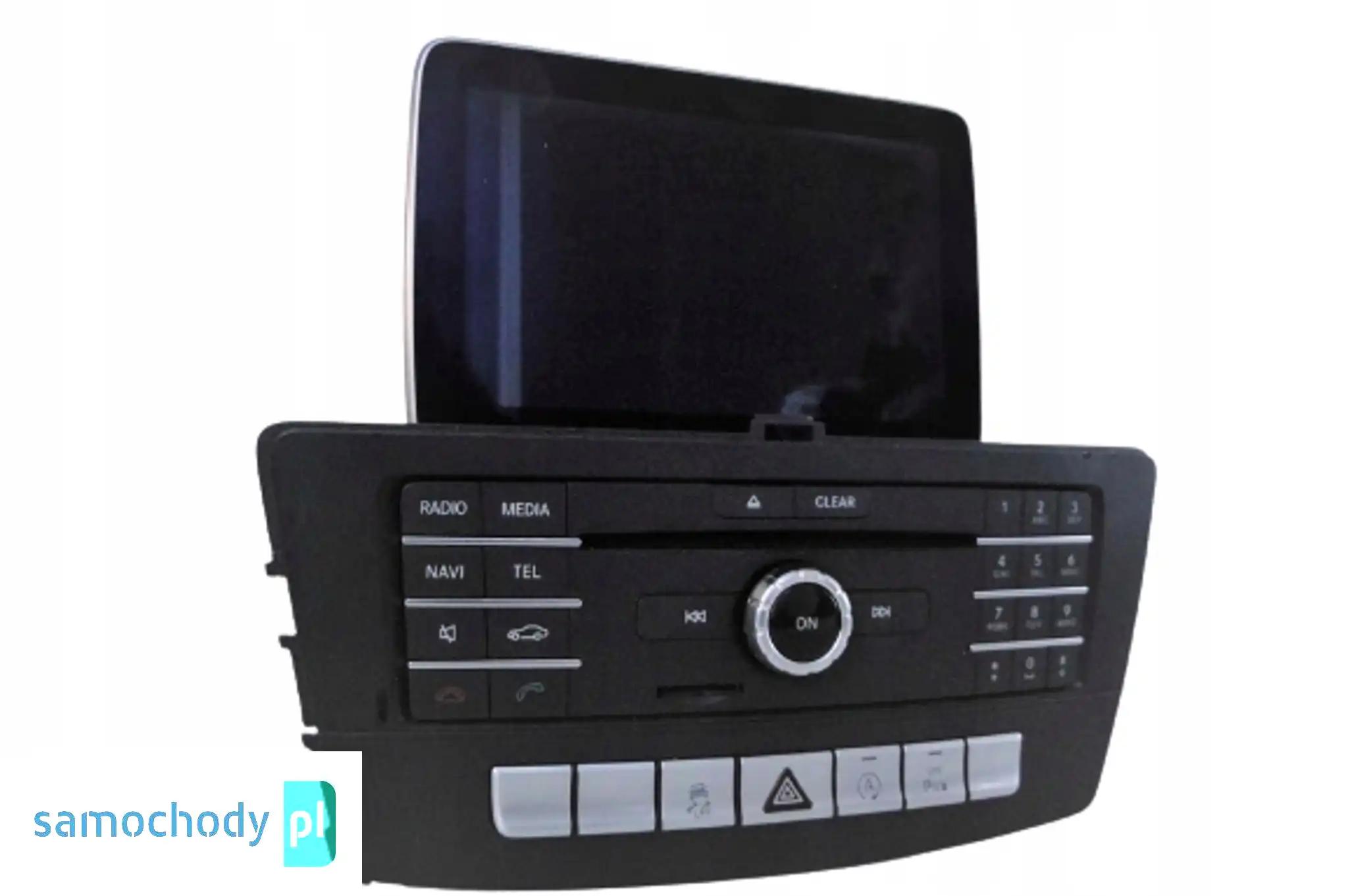 MERCEDES ML GLE W166 166 RADIO + MONITOR