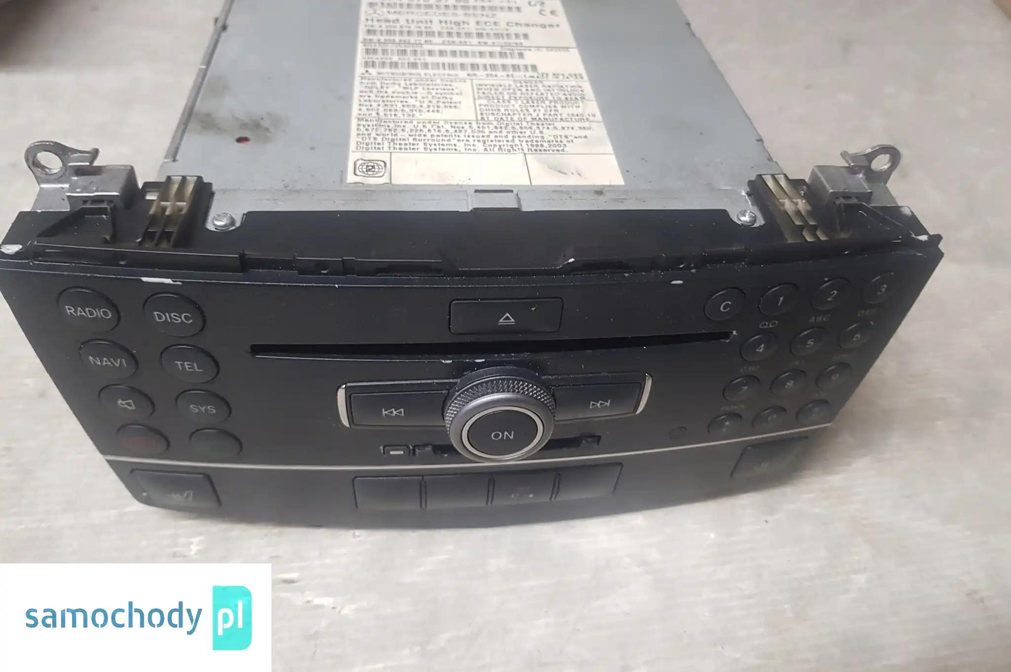 Mercedes w204 radio nawigacja comand a2048709790