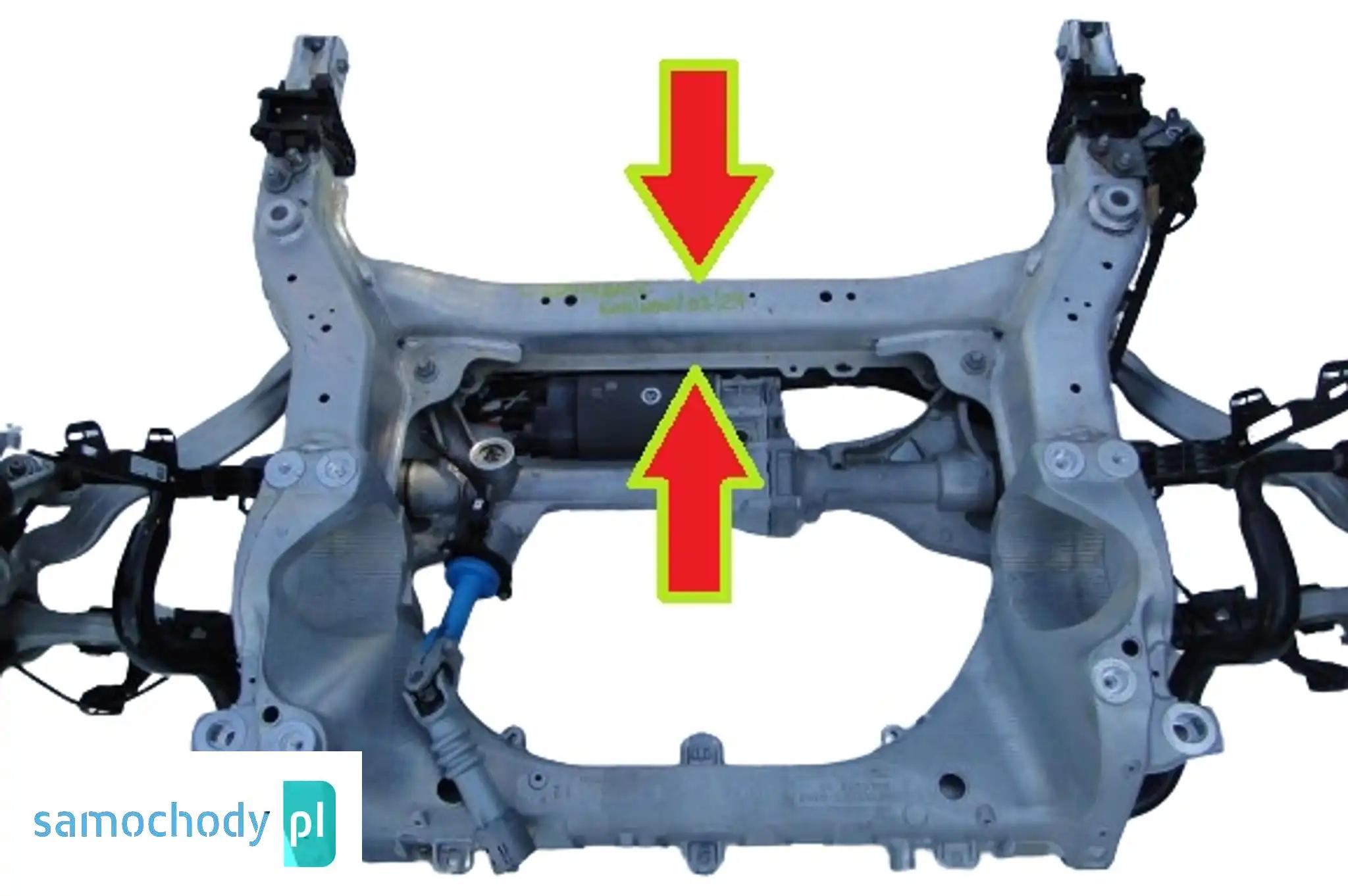 MERCEDES C KLASA 206 S 223 WÓZEK ŁAWA SANKI PRZEDNIE 4MATIC A2236204400