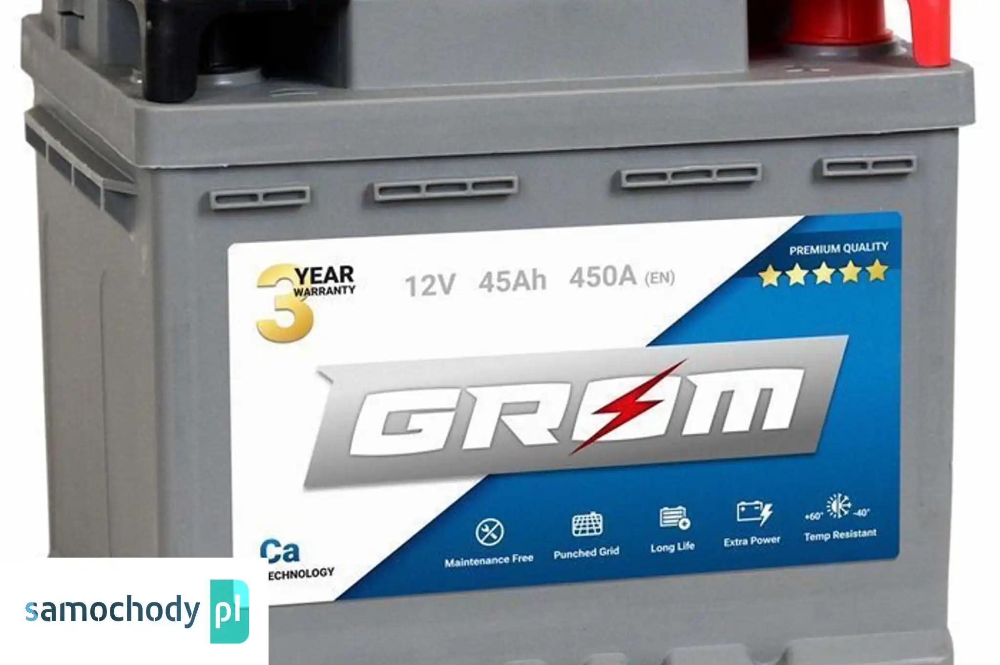 Akumulator GROM Premium 45Ah 450A EN DTR