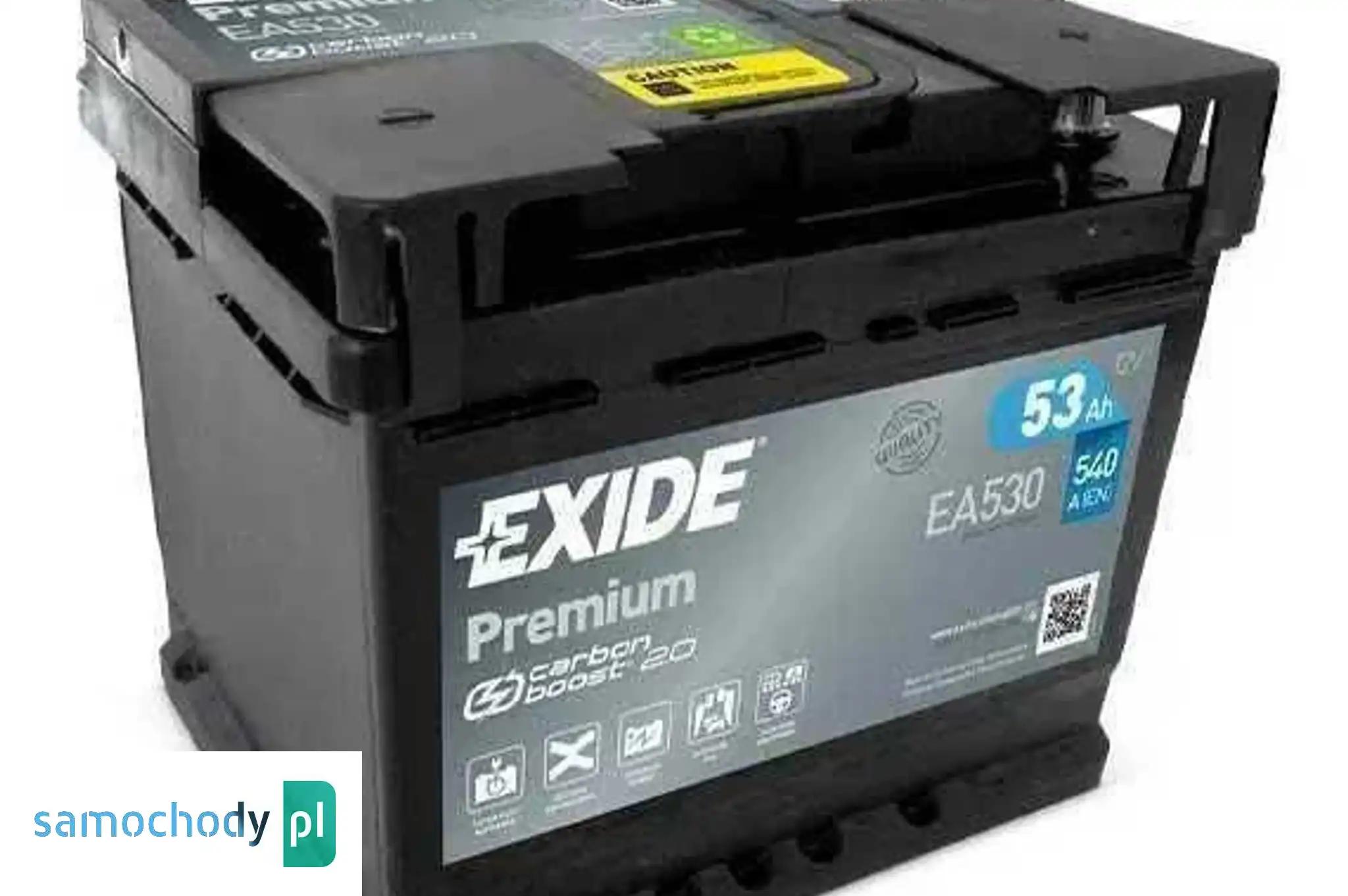 Akumulator Exide Premium 53Ah 540A PRAWY PLUS EA530