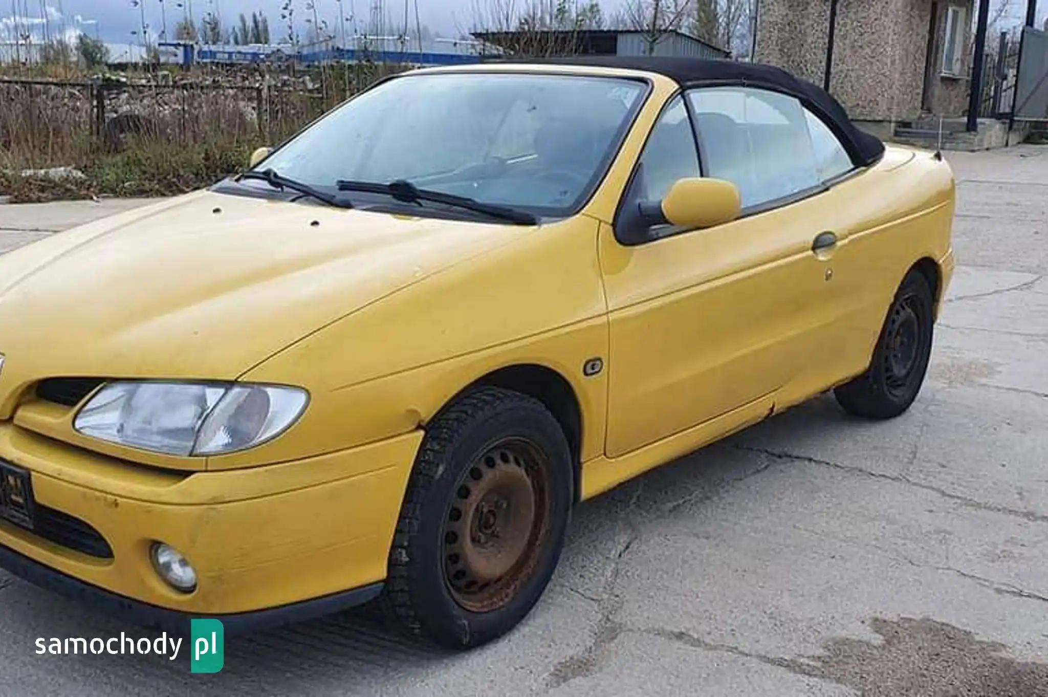 Renault Megane Cabrio 1,7 benzyna, 1997 r- części blacharskie, mechaniczne i inne  #244