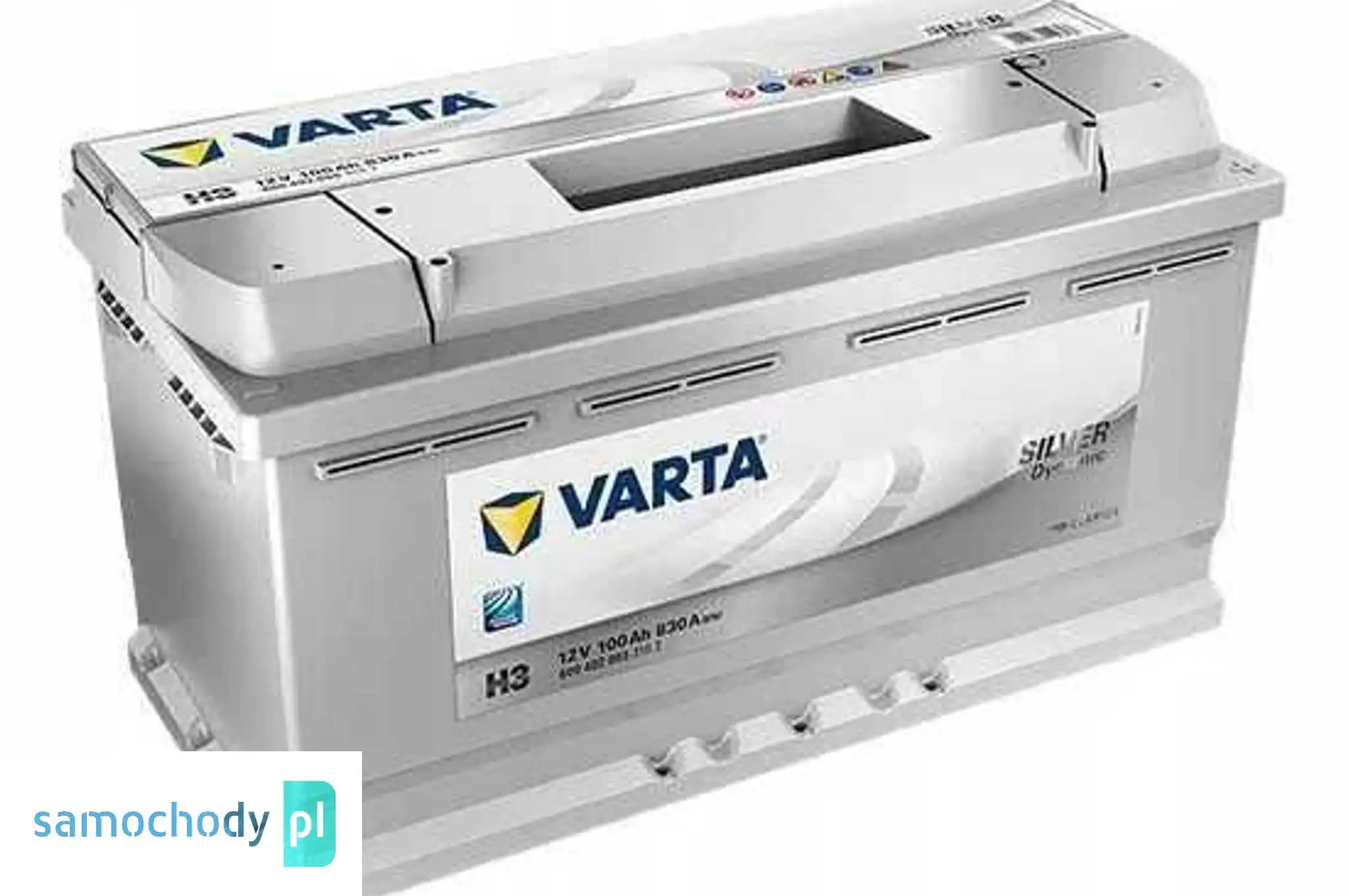 Akumulator VARTA Silver Dynamic H3 100Ah 830A EN