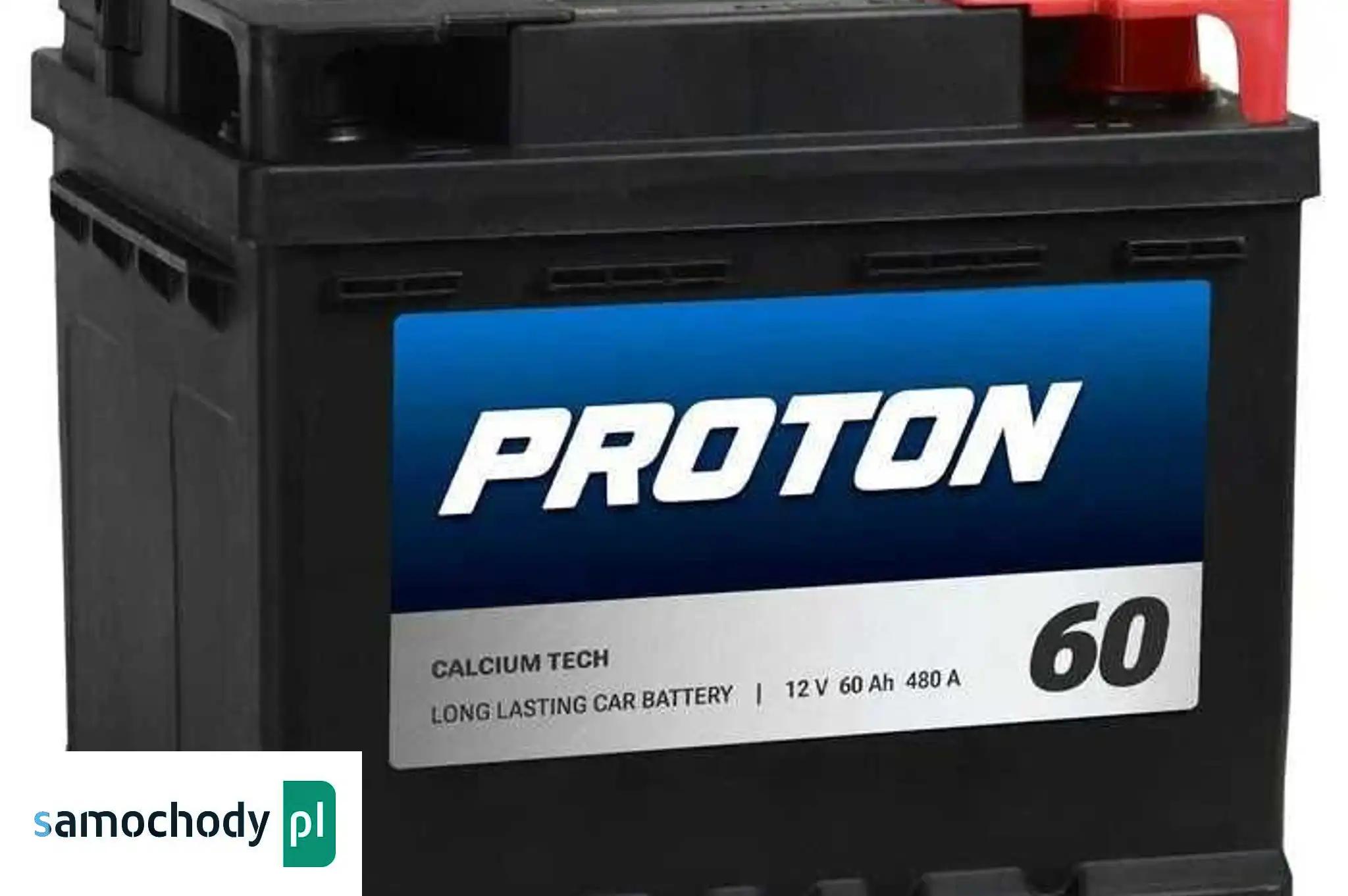 Akumulator PROTON 60Ah 480A EN PRAWY PLUS niski