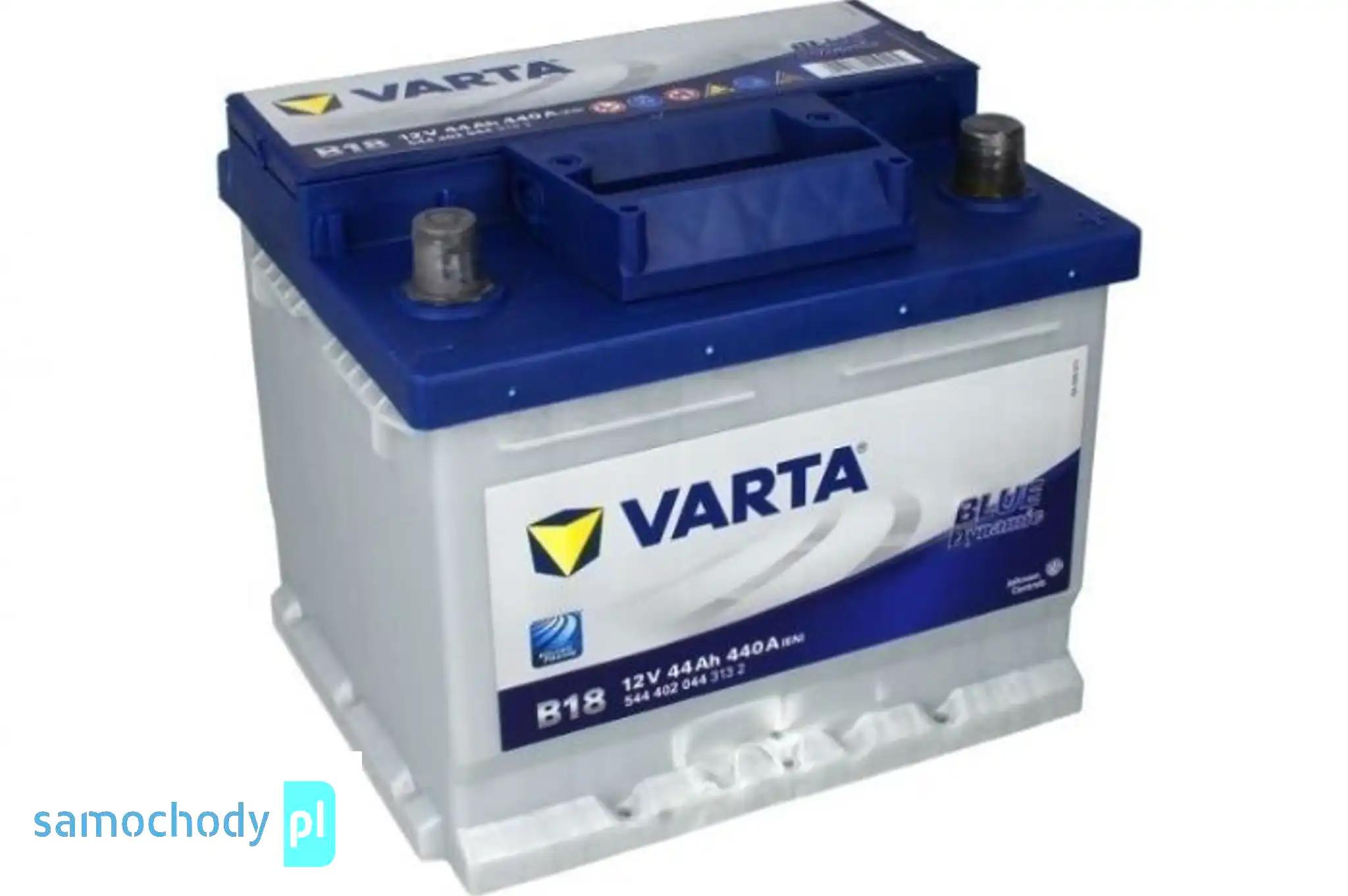 Akumulator VARTA Blue Dynamic B18 44Ah 440A EN