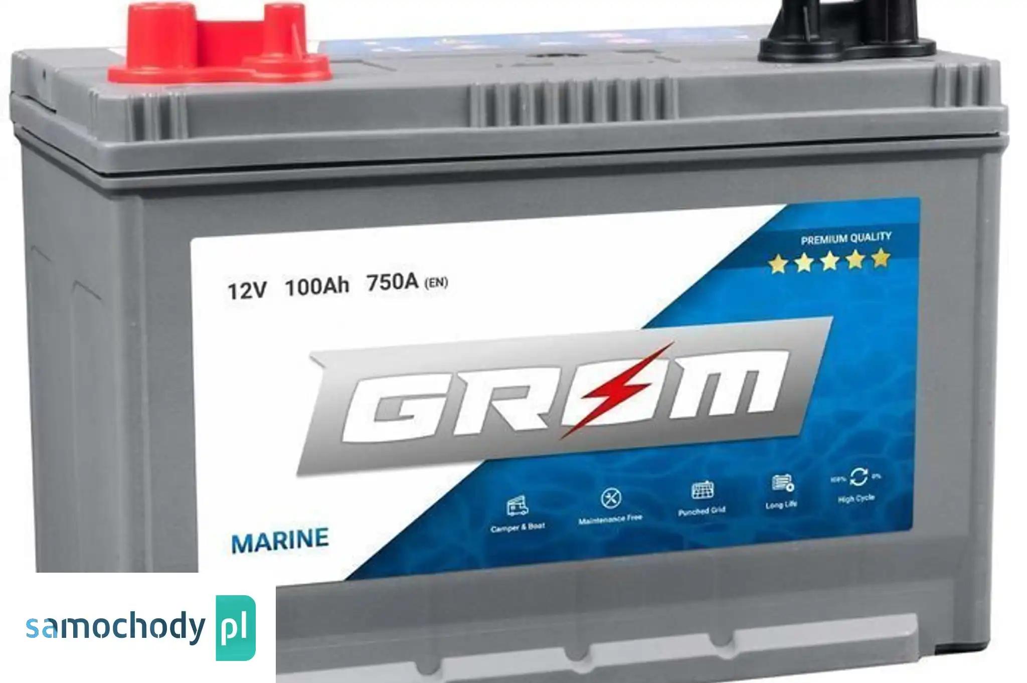 Akumulator GROM MARINE 100Ah 750A M31-DC