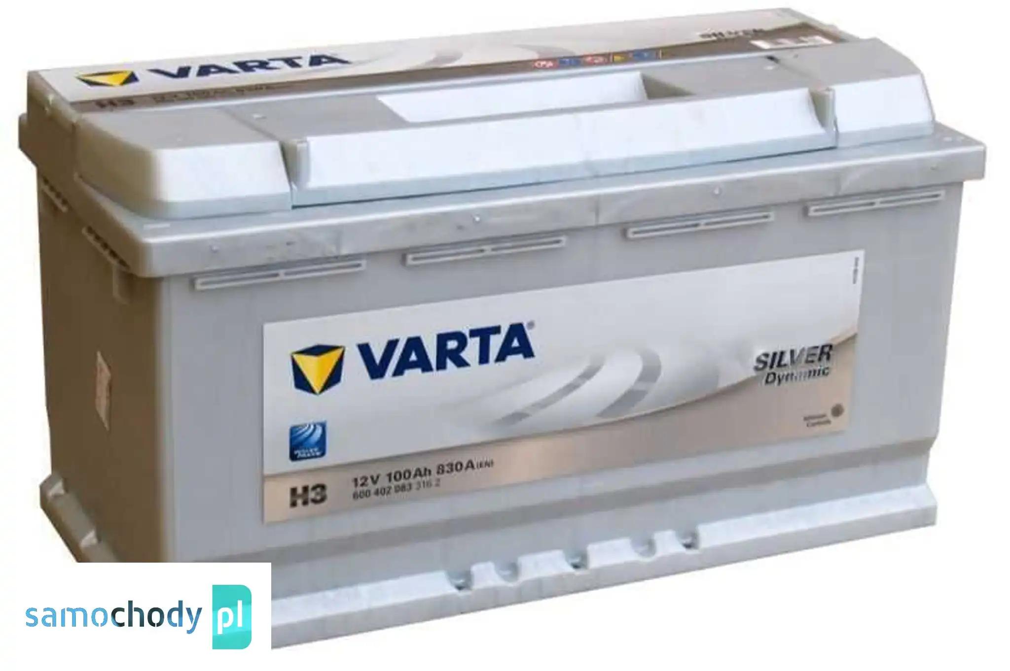 Akumulator VARTA Silver Dynamic H3 100Ah 830A EN