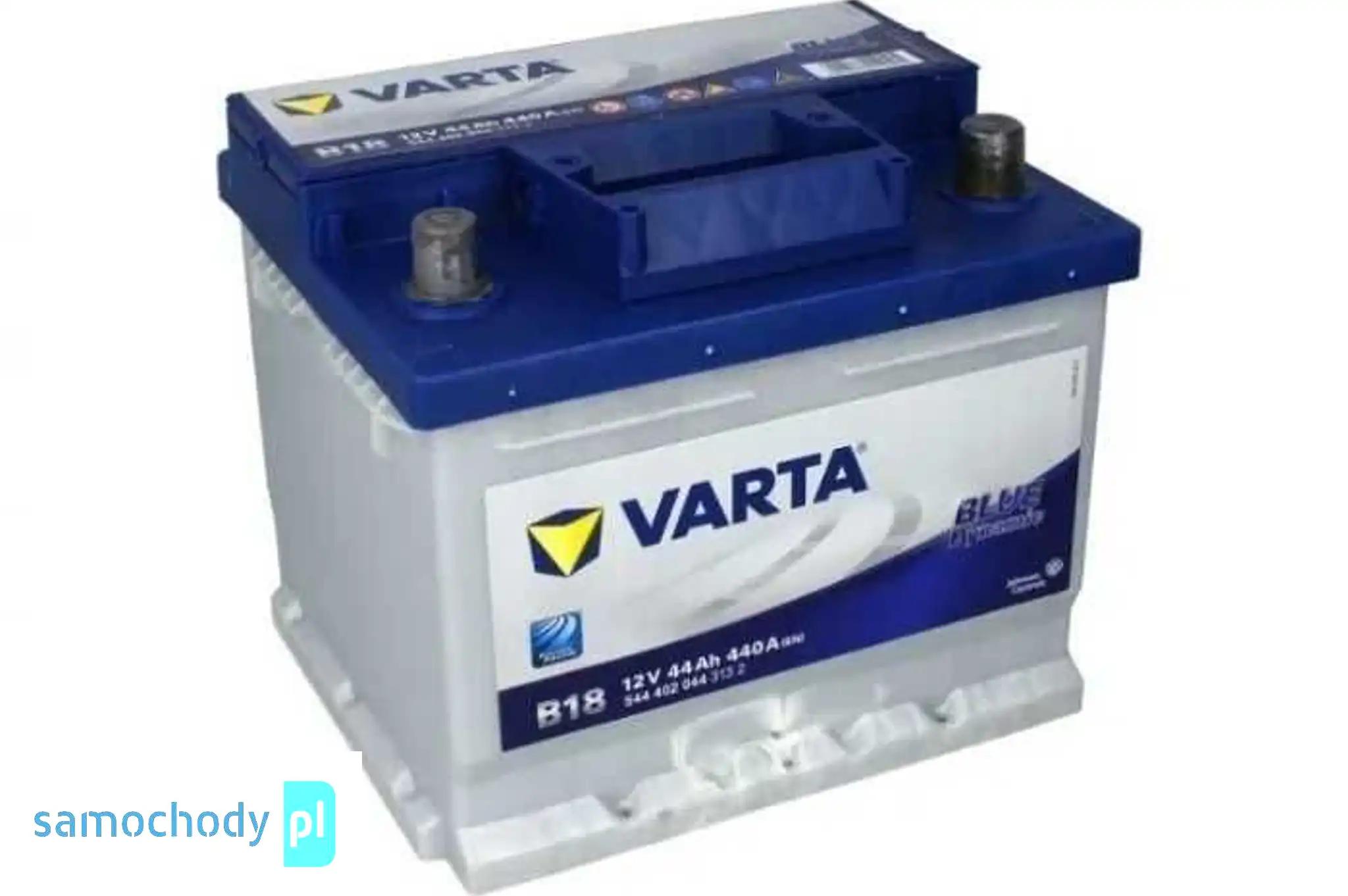 Akumulator VARTA Blue Dynamic B18 44Ah 440A EN
