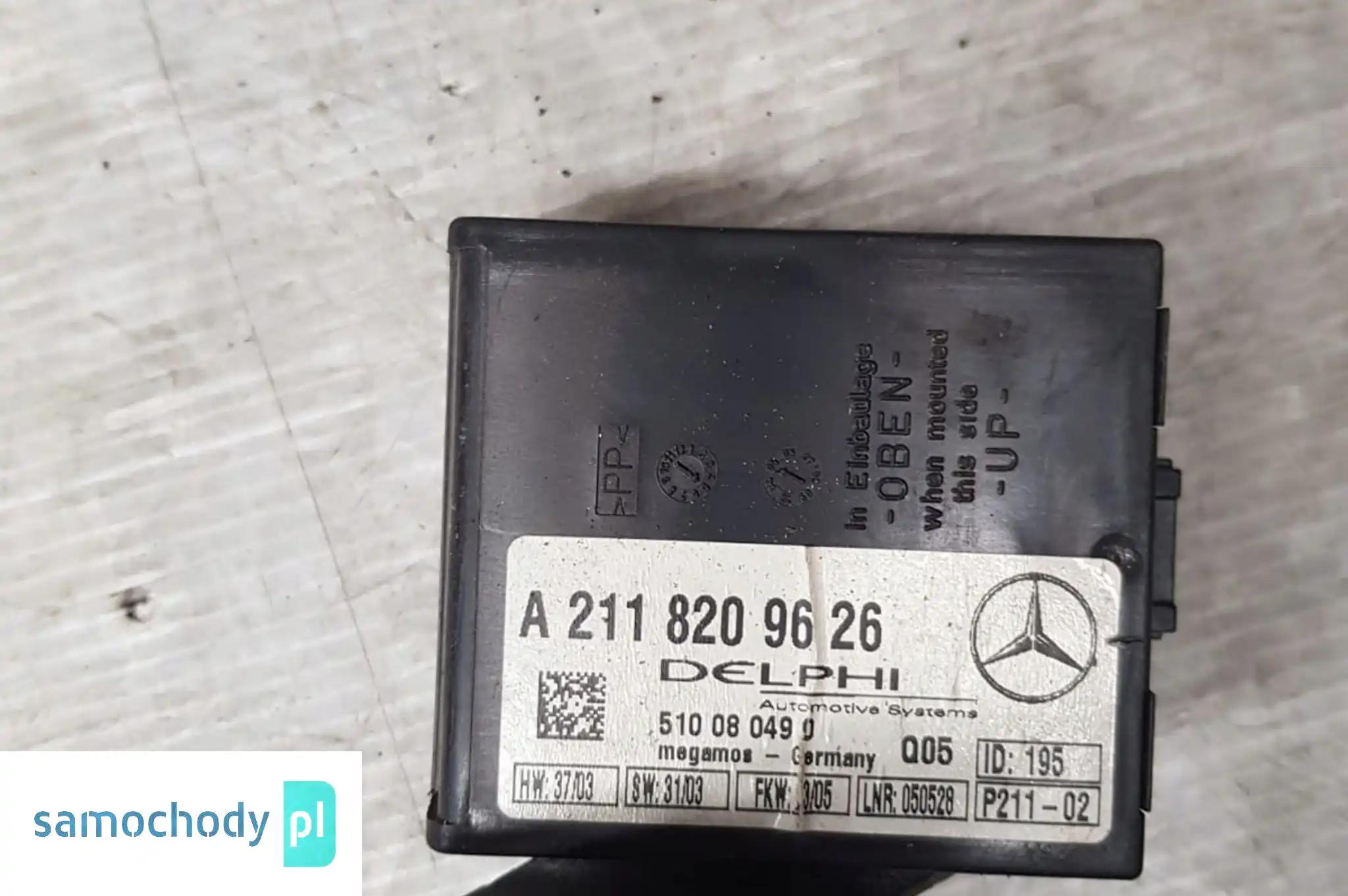 MERCEDES W211 MODUŁ STEROWNIK ALARMU A2118209626