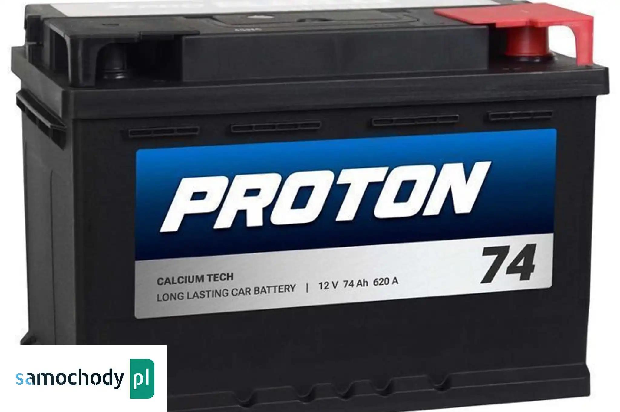 Akumulator PROTON 74Ah 620A EN PRAWY PLUS wysoki