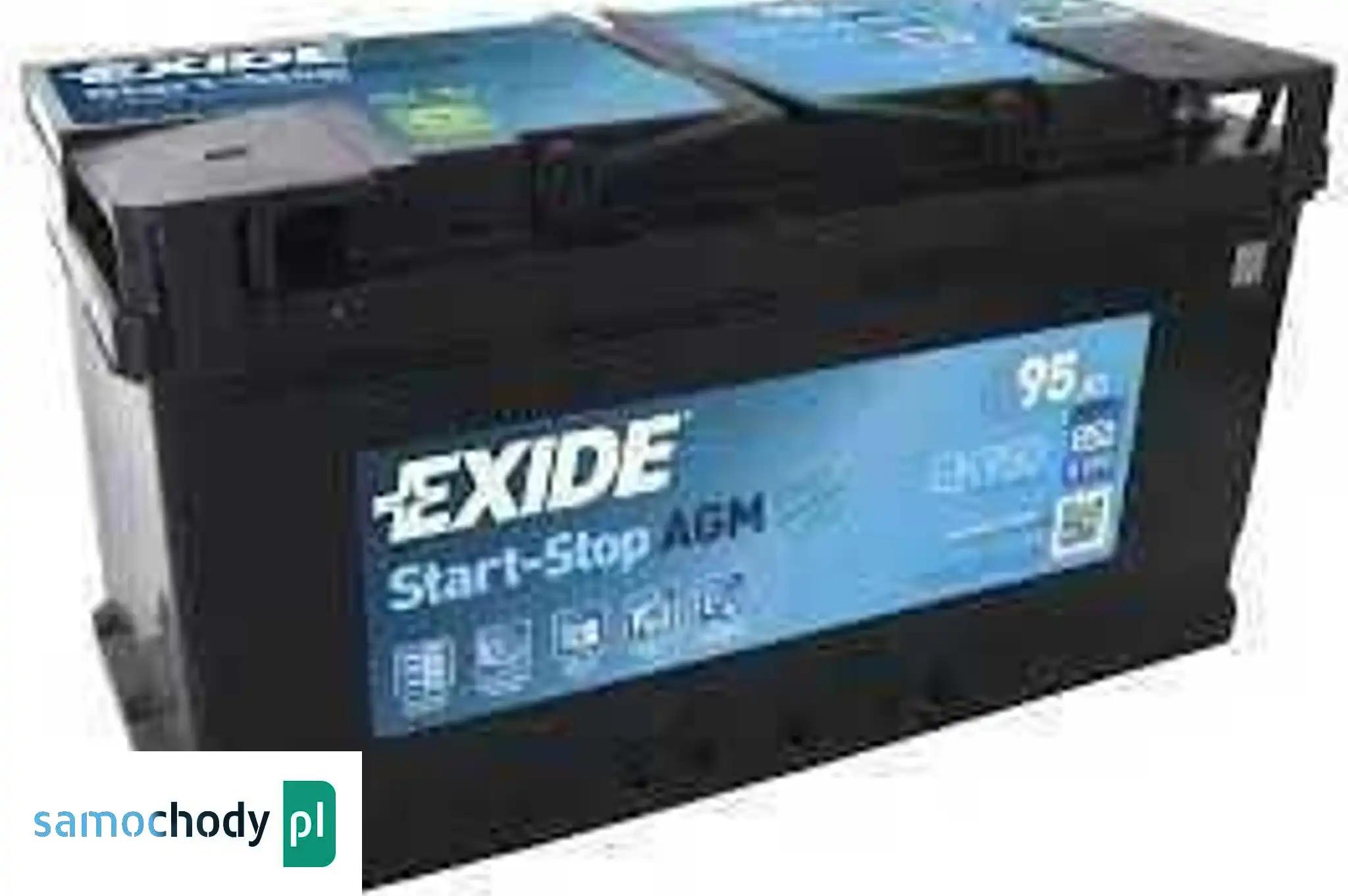 Akumulator EXIDE AGM START&STOP EK950 95Ah 850A EN