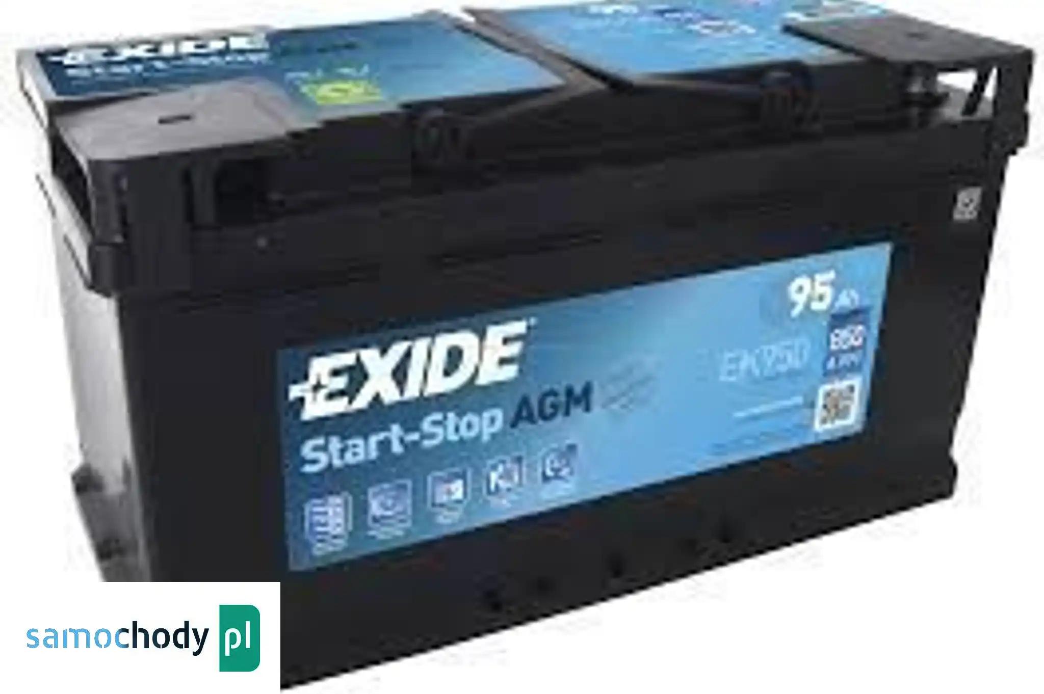 Akumulator EXIDE AGM START&STOP EK950 95Ah 850A EN
