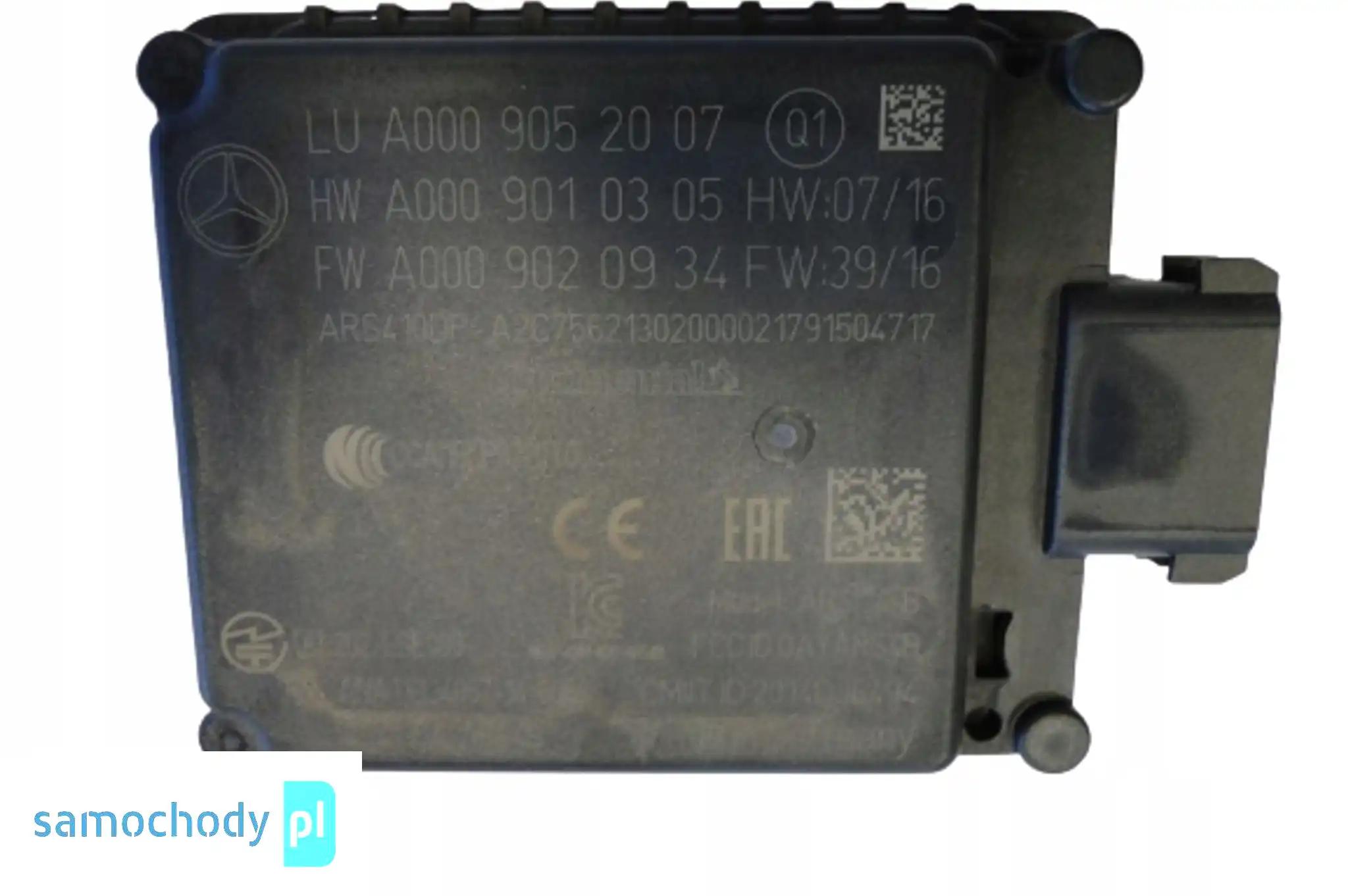 MERCEDES E KLASA W213 213 RADAR SENSOR A0009052007