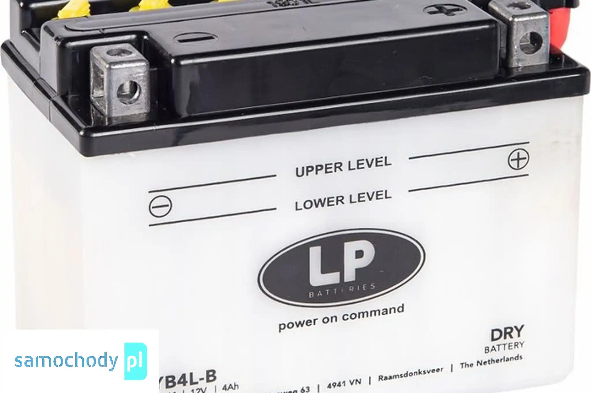 Akumulator motocyklowy Landport YB4L-B 12V 4Ah 50A
