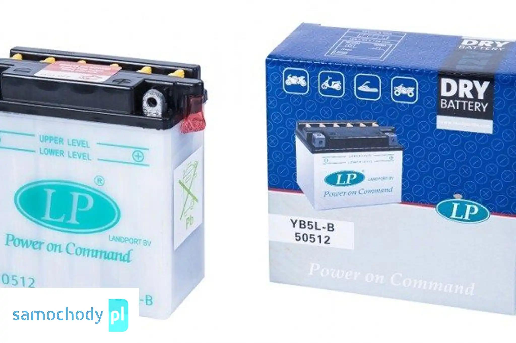 Akumulator motocyklowy Landport YB5L-B 12V 5Ah 65A