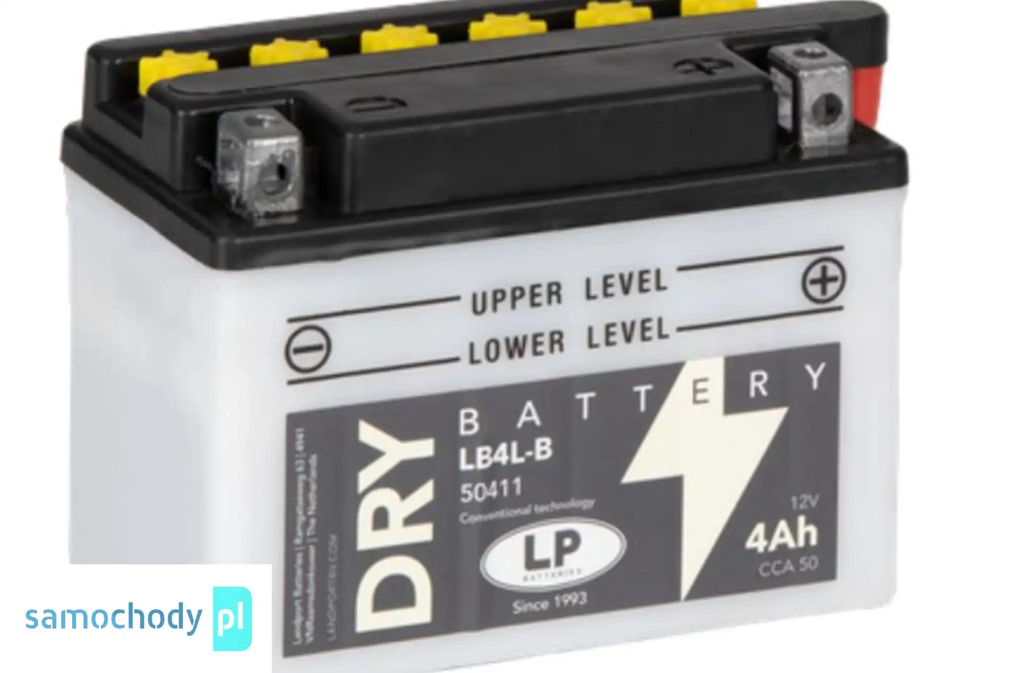 Akumulator motocyklowy Landport YB4L-B 12V 4Ah 50A